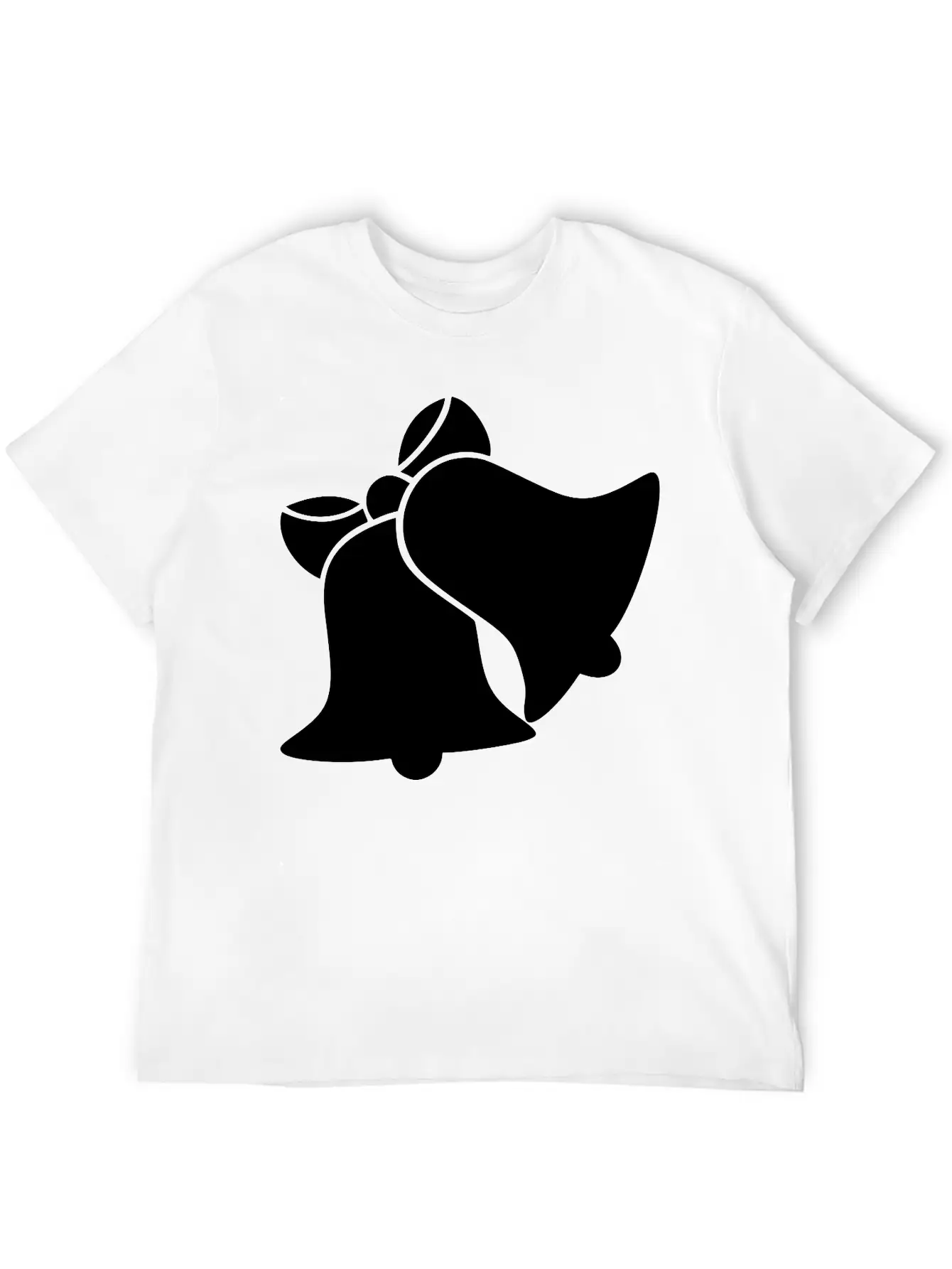 Bells Silhouette Unisex Short Sleeve Soft Cotton T-Shirt – Casual Everyday Wear