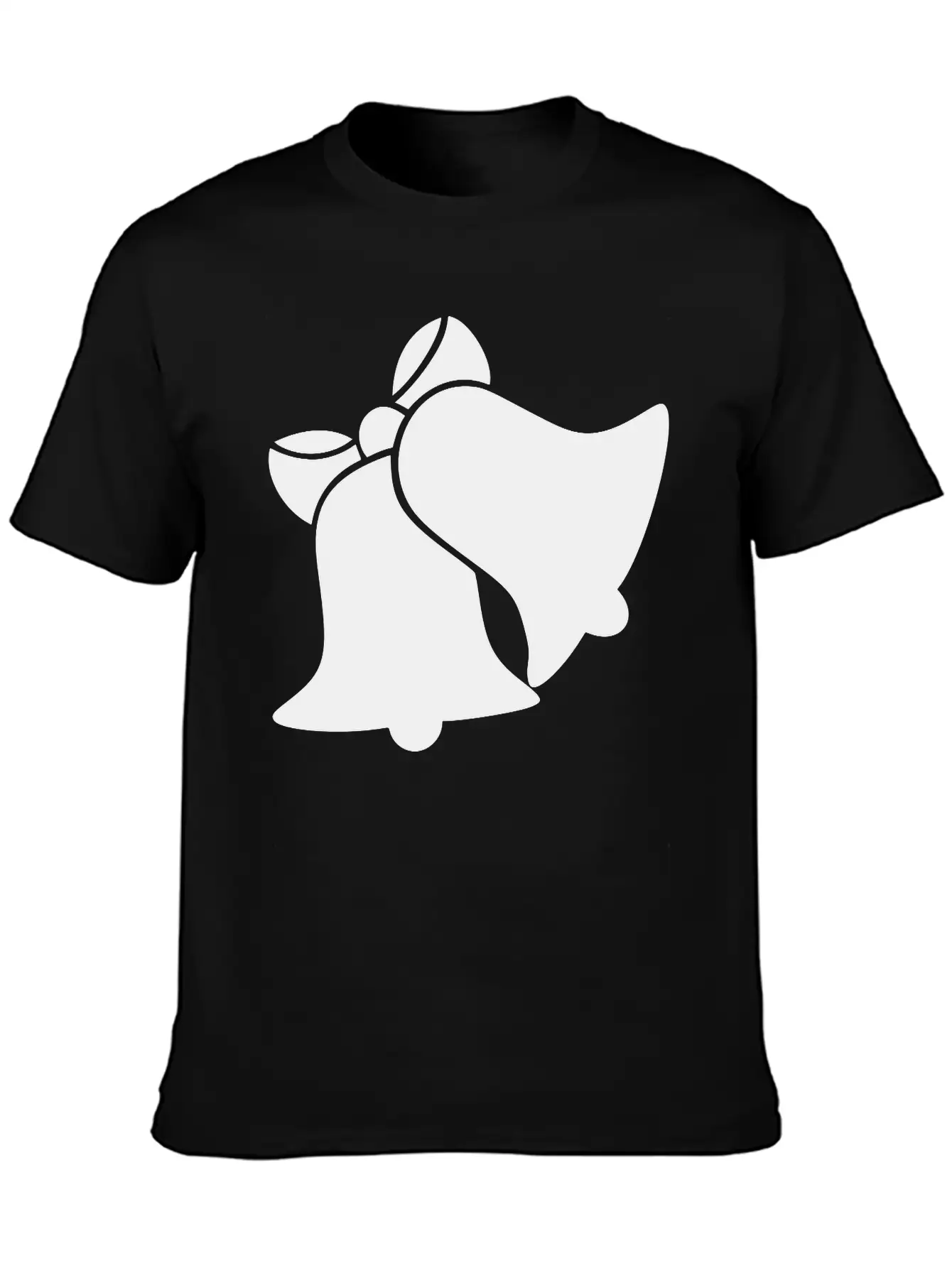 Bells Silhouette Unisex Short Sleeve Soft Cotton T-Shirt – Casual Everyday Wear