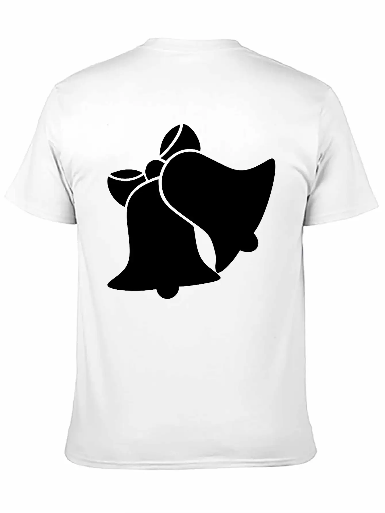 Bells Silhouette Unisex Short Sleeve Soft Cotton T-Shirt – Casual Everyday Wear