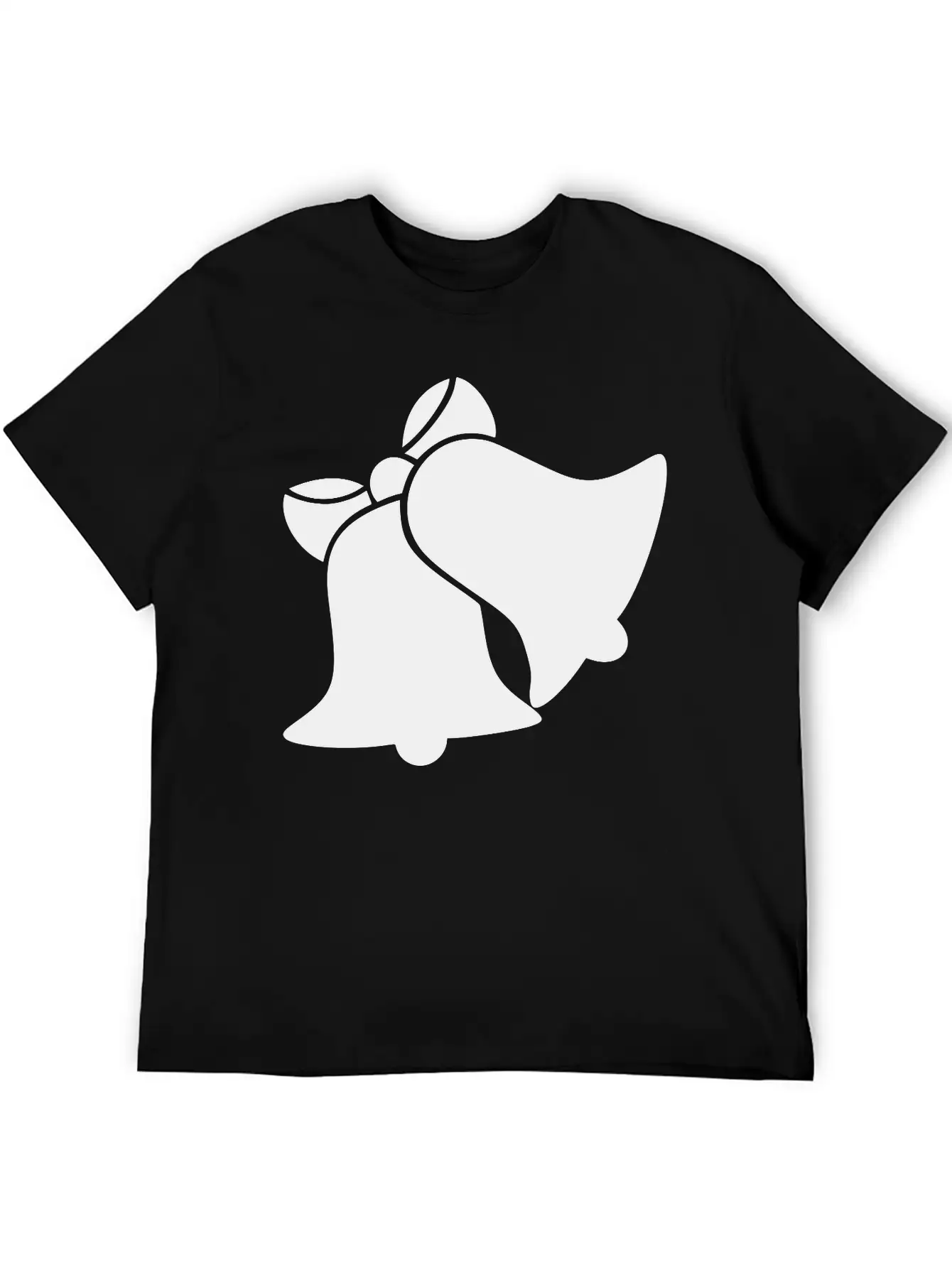 Bells Silhouette Unisex Short Sleeve Soft Cotton T-Shirt – Casual Everyday Wear