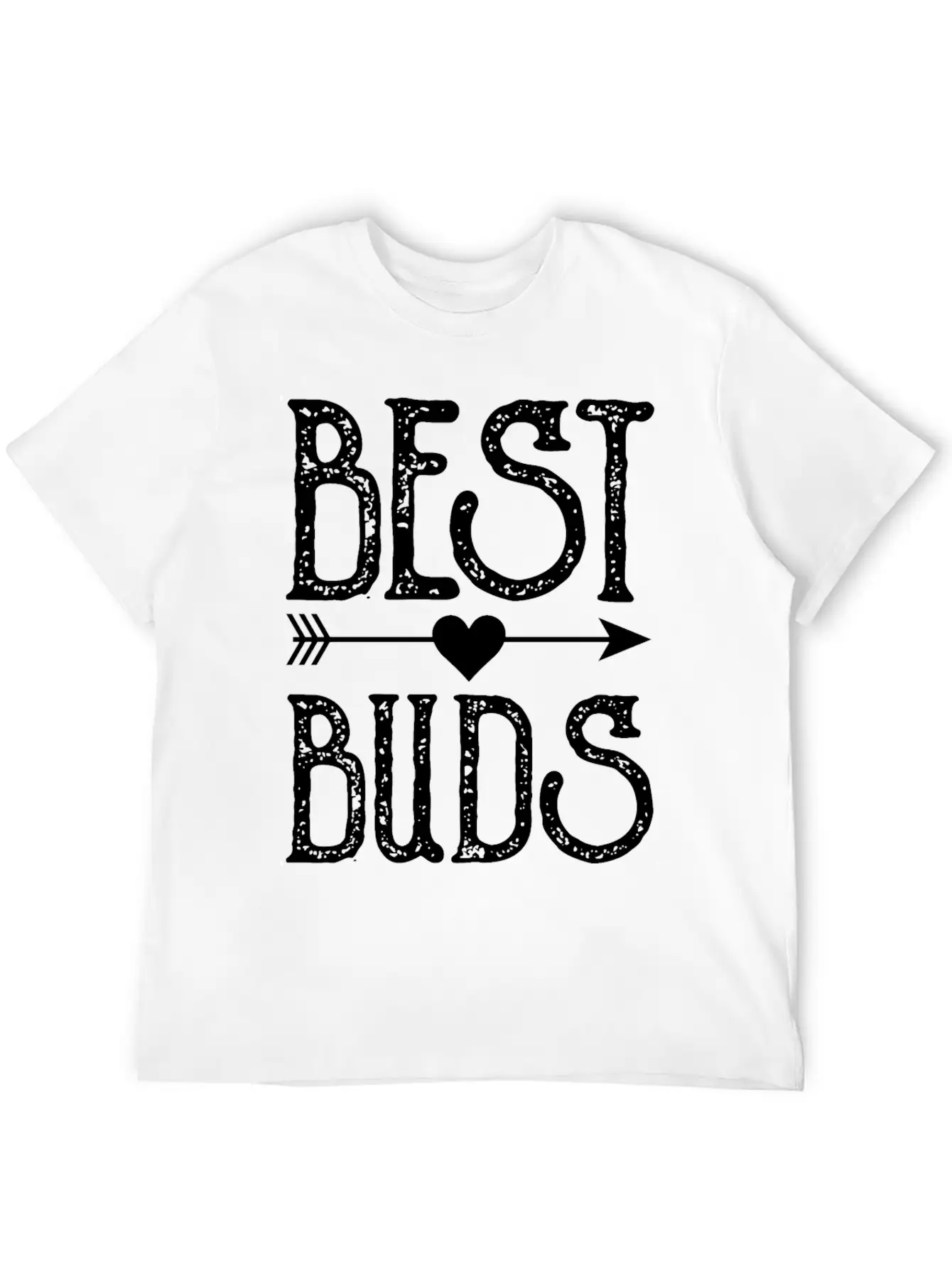 Best Buds Best Friends Matching BFF Friendship Men Timeless Short Sleeve Tee – Comfy And Minimalist Design