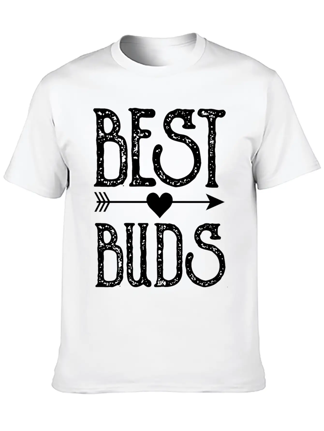 Best Buds Best Friends Matching BFF Friendship Men Timeless Short Sleeve Tee – Comfy And Minimalist Design