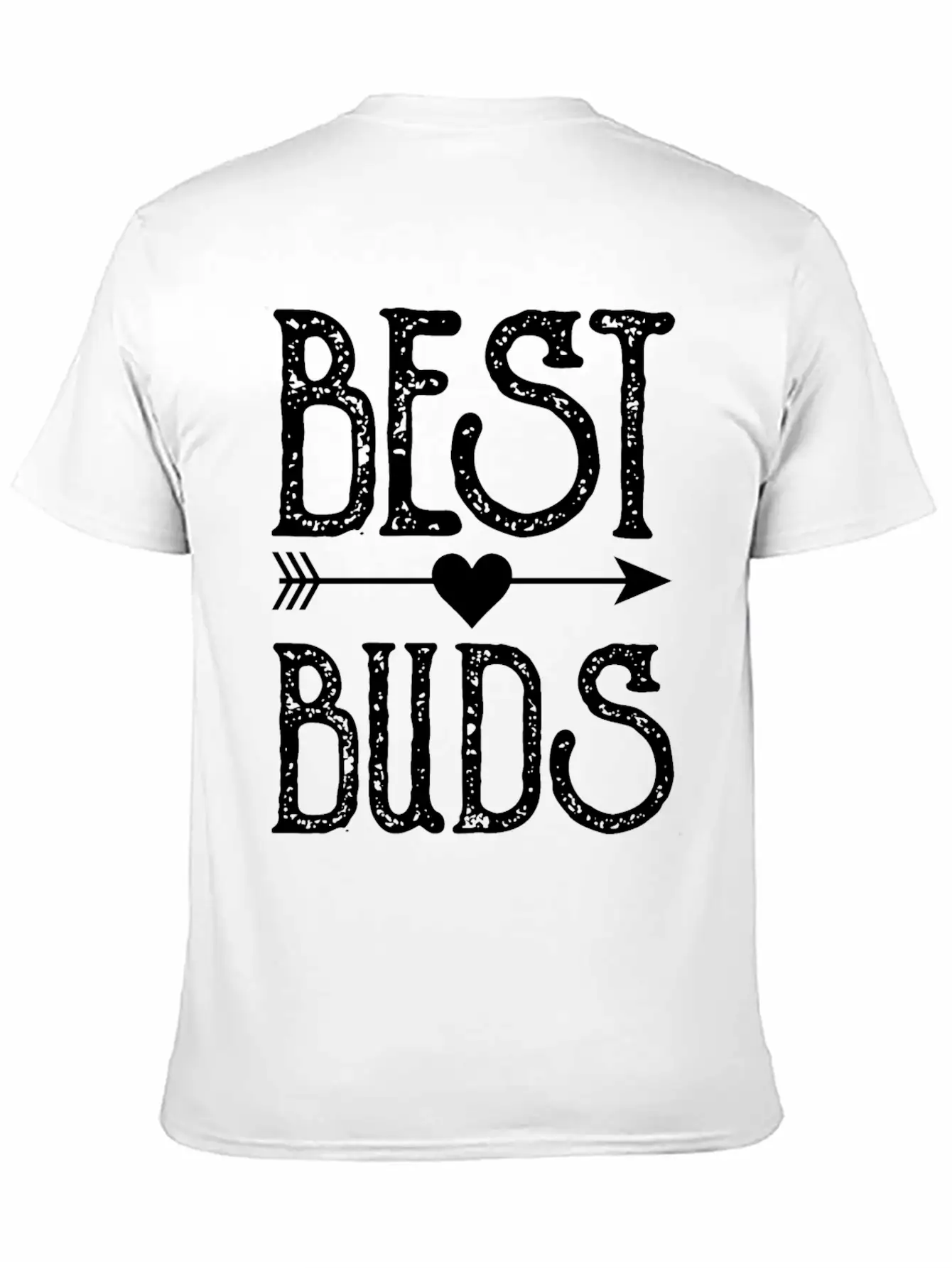 Best Buds Best Friends Matching BFF Friendship Men Timeless Short Sleeve Tee – Comfy And Minimalist Design