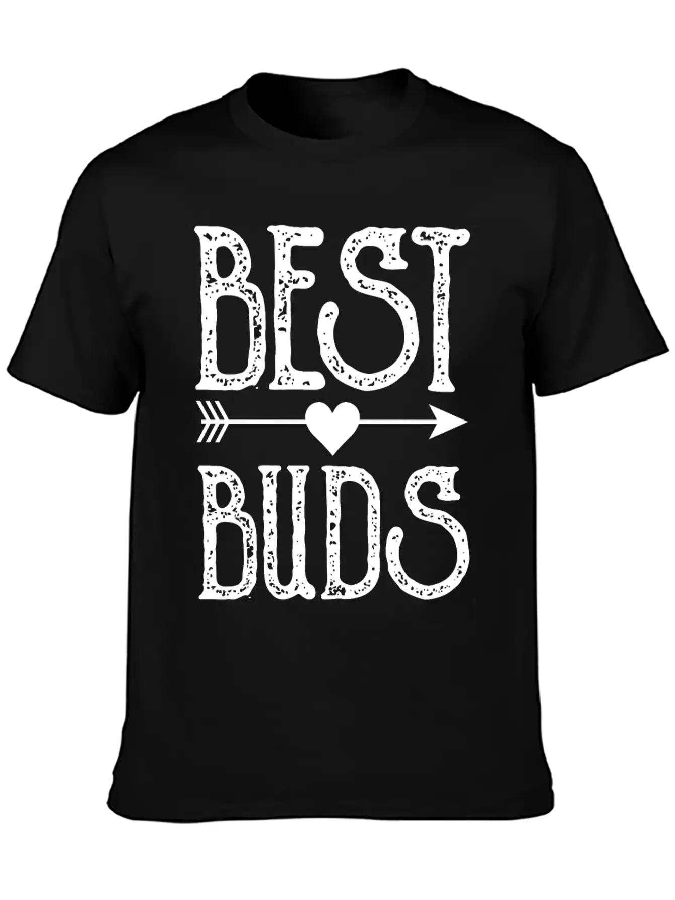 Best Buds Best Friends Matching BFF Friendship Men Timeless Short Sleeve Tee – Comfy And Minimalist Design