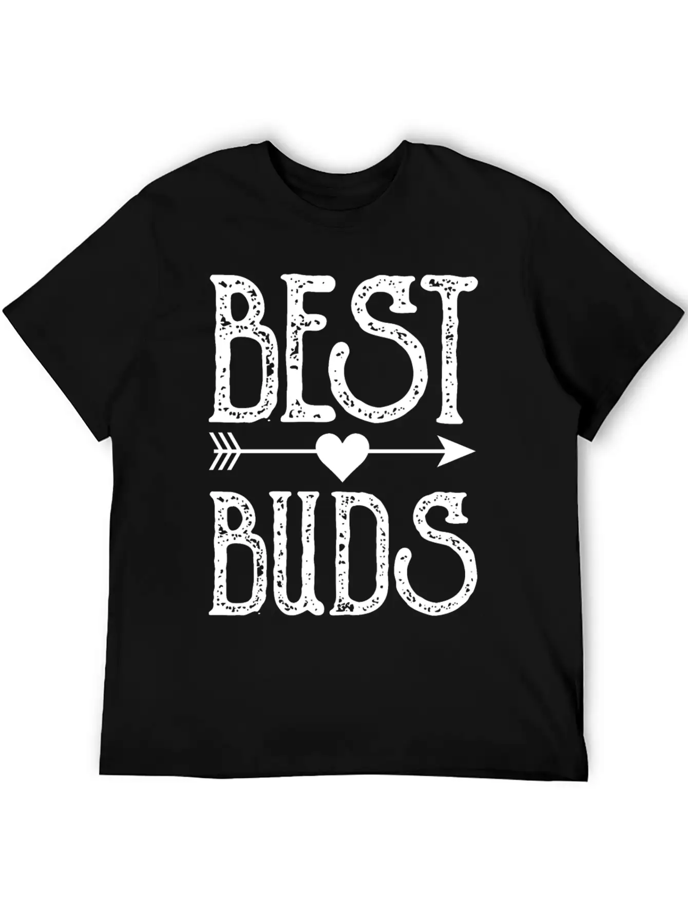 Best Buds Best Friends Matching BFF Friendship Men Timeless Short Sleeve Tee – Comfy And Minimalist Design
