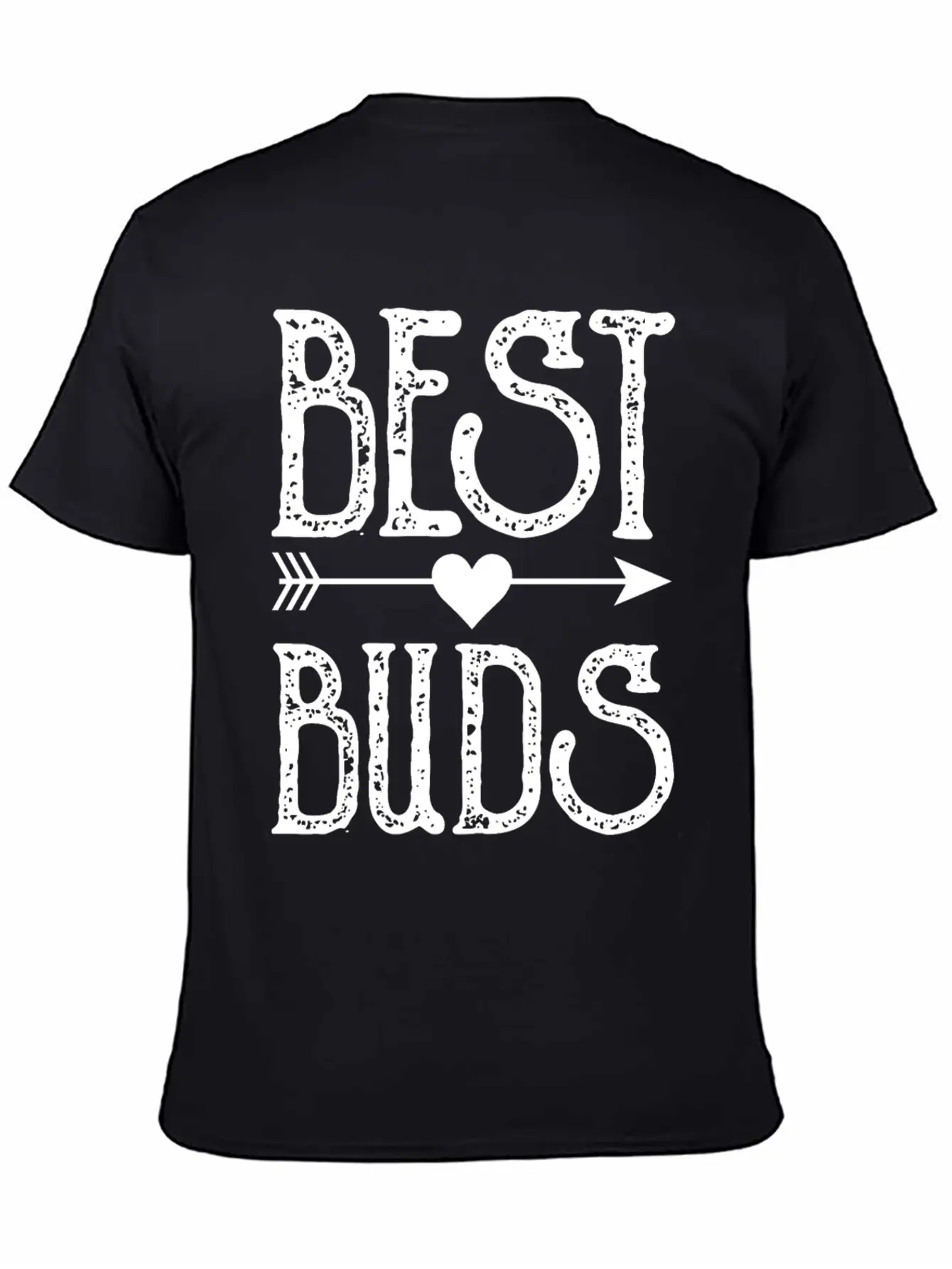 Best Buds Best Friends Matching BFF Friendship Men Timeless Short Sleeve Tee – Comfy And Minimalist Design