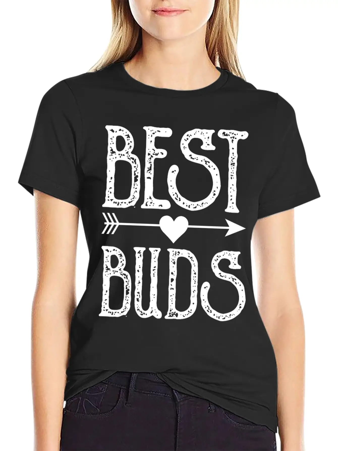 Best Buds Best Friends Matching BFF Friendship Men Timeless Short Sleeve Tee – Comfy And Minimalist Design