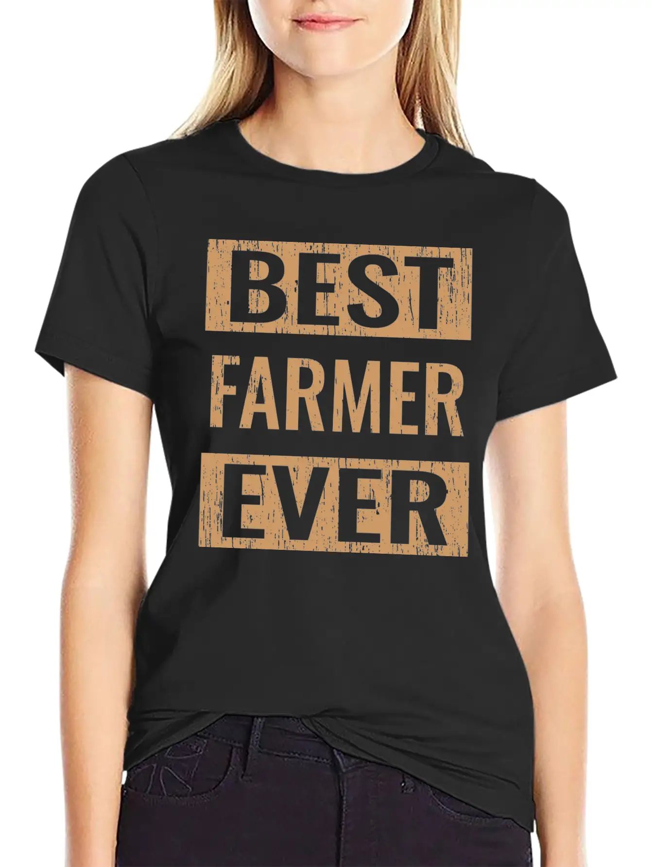 "Best Farmer Ever" Gardening Shirt For Gardeners Stylish Everyday T-Shirt – Unisex Basic Cotton Tee