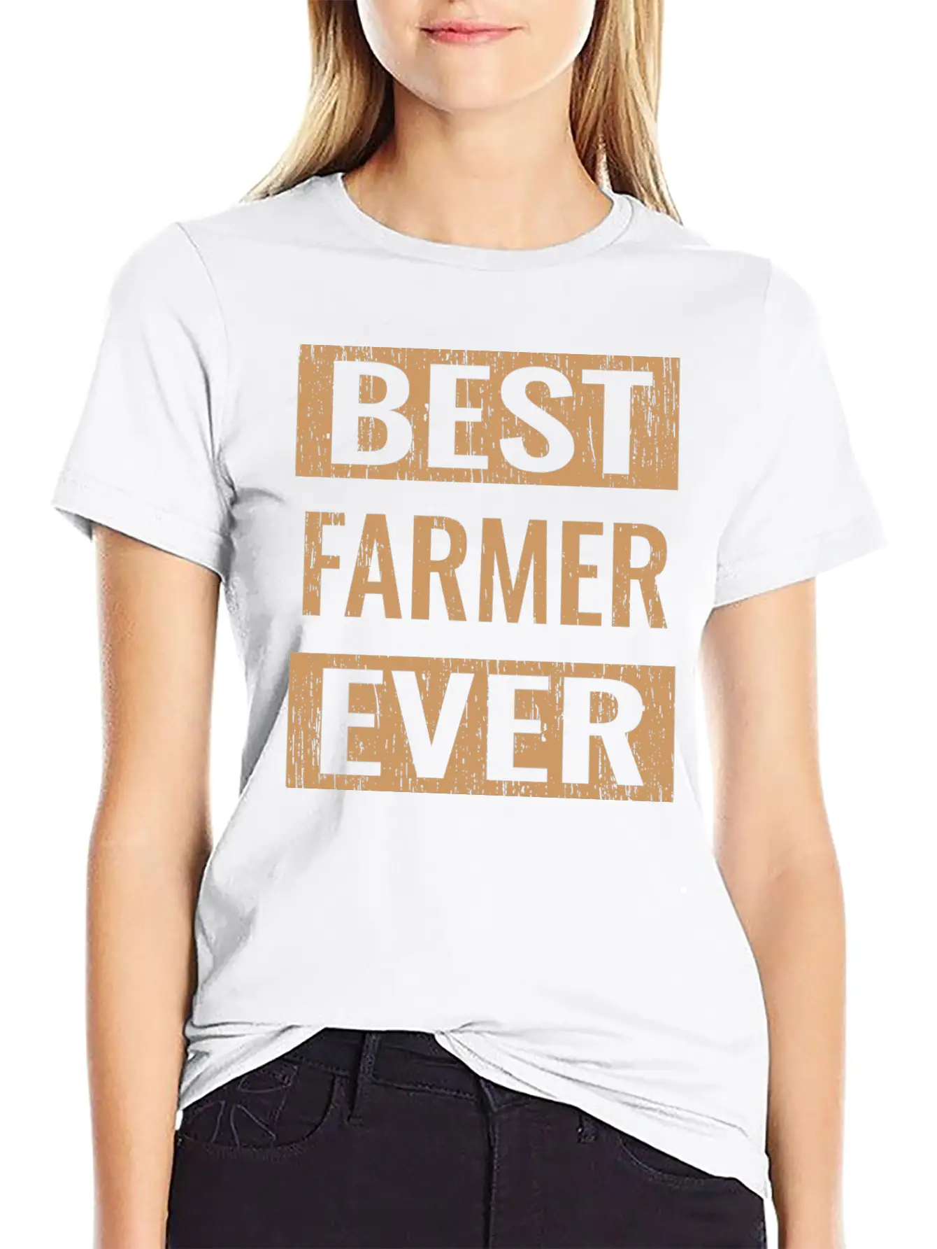 "Best Farmer Ever" Gardening Shirt For Gardeners Stylish Everyday T-Shirt – Unisex Basic Cotton Tee