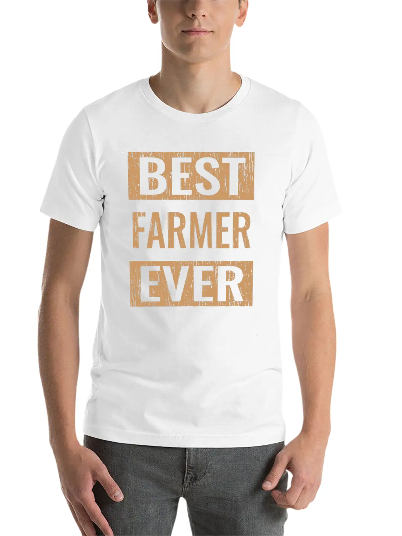 "Best Farmer Ever" Gardening Shirt For Gardeners Stylish Everyday T-Shirt – Unisex Basic Cotton Tee