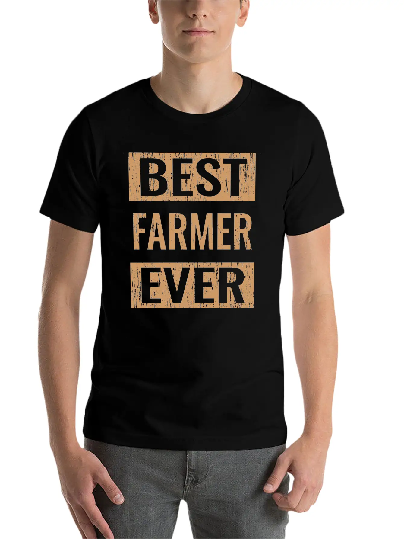 "Best Farmer Ever" Gardening Shirt For Gardeners Stylish Everyday T-Shirt – Unisex Basic Cotton Tee