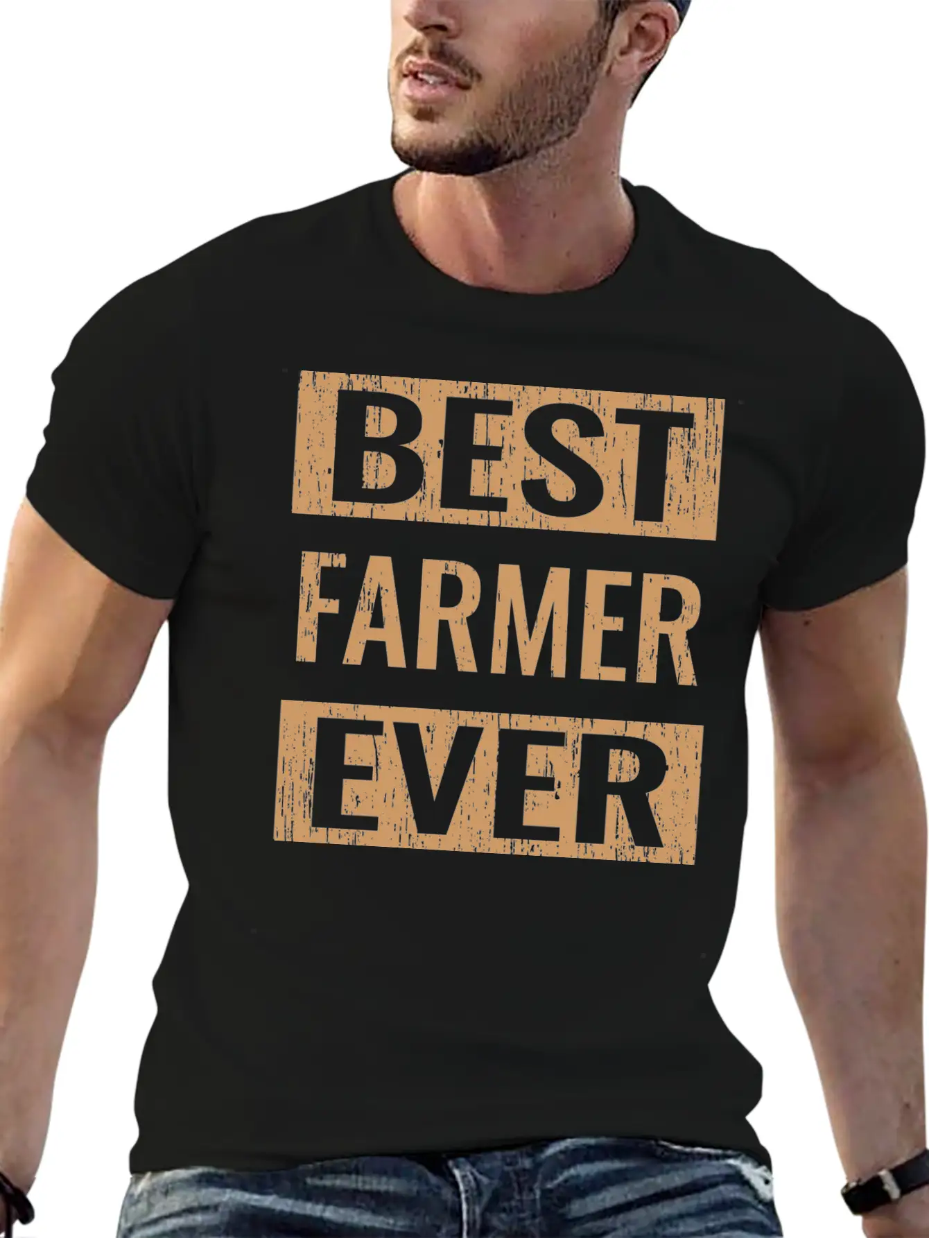 "Best Farmer Ever" Gardening Shirt For Gardeners Stylish Everyday T-Shirt – Unisex Basic Cotton Tee