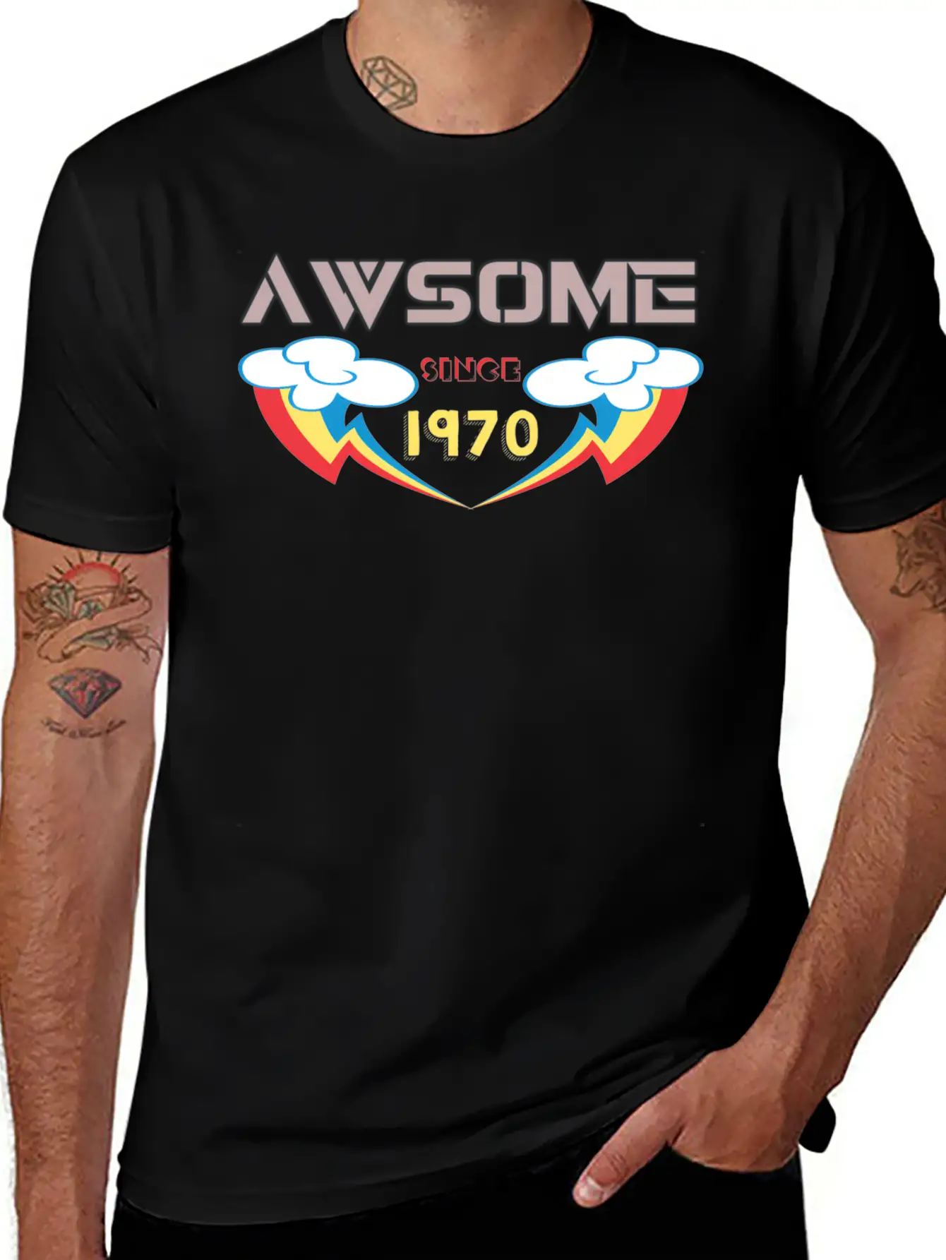 Best For Someone Born In 1970 Unisex Short Sleeve Soft Cotton T-Shirt – Casual Everyday Wear