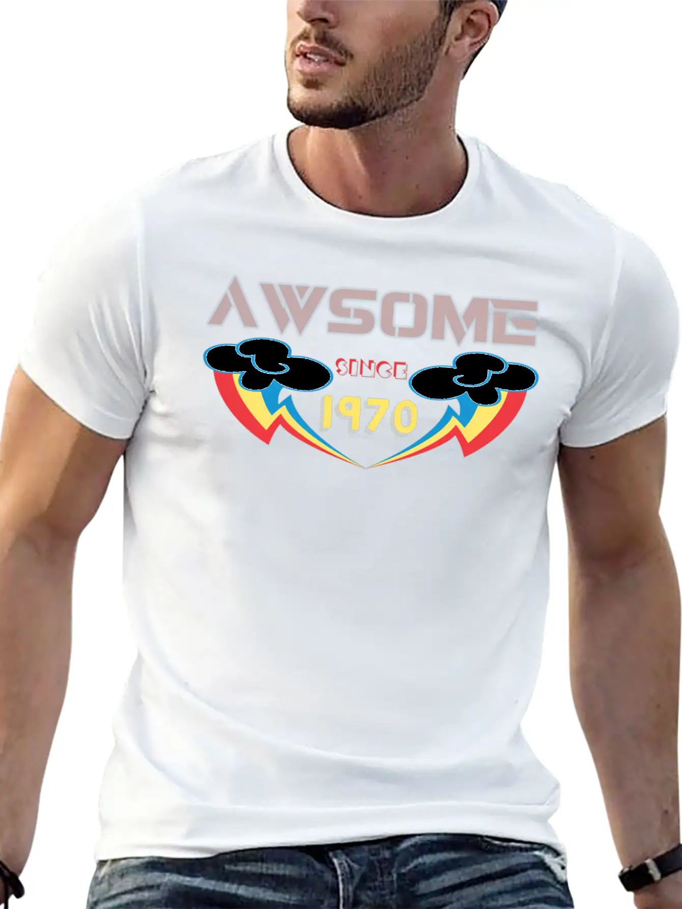 Best For Someone Born In 1970 Unisex Short Sleeve Soft Cotton T-Shirt – Casual Everyday Wear