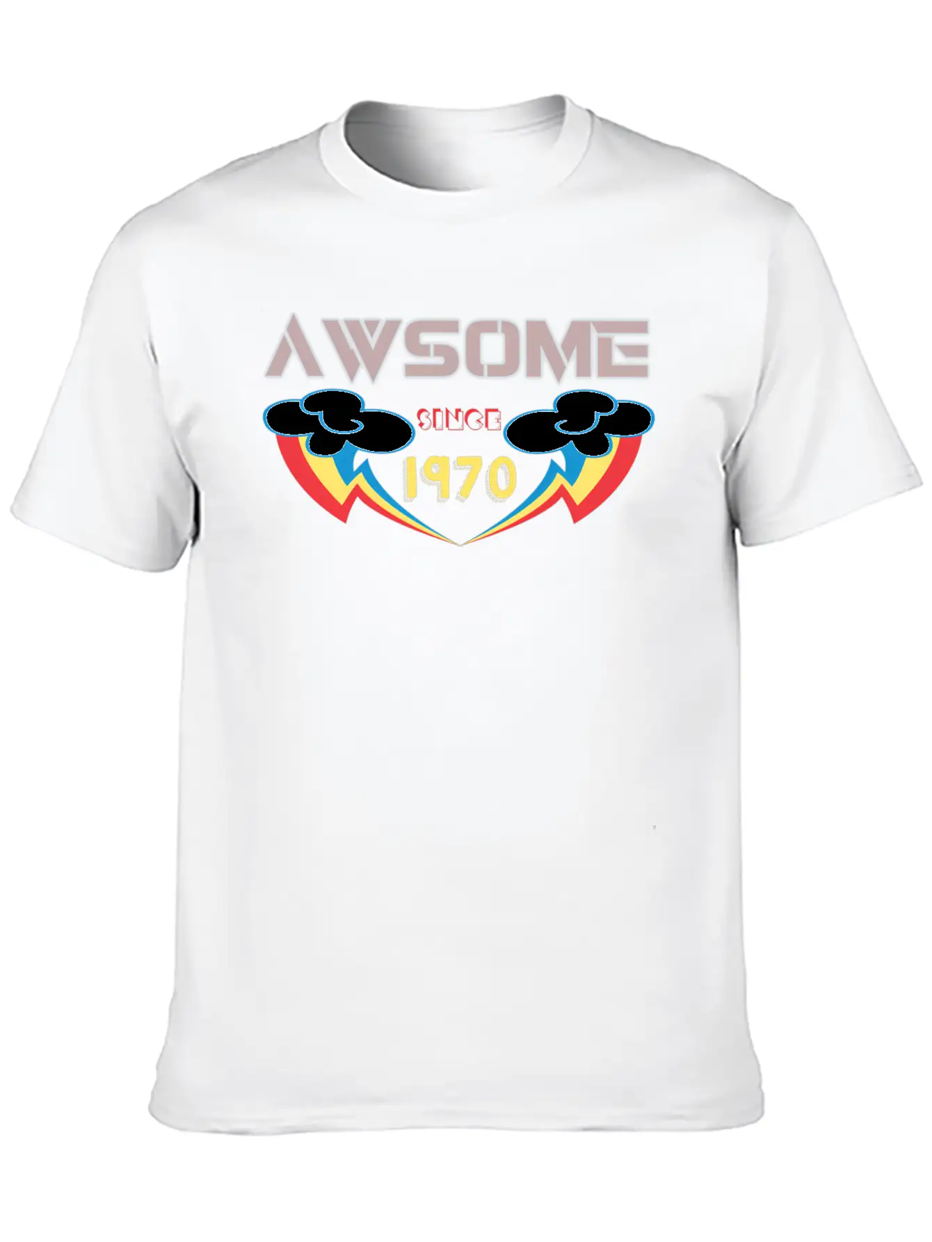 Best For Someone Born In 1970 Unisex Short Sleeve Soft Cotton T-Shirt – Casual Everyday Wear