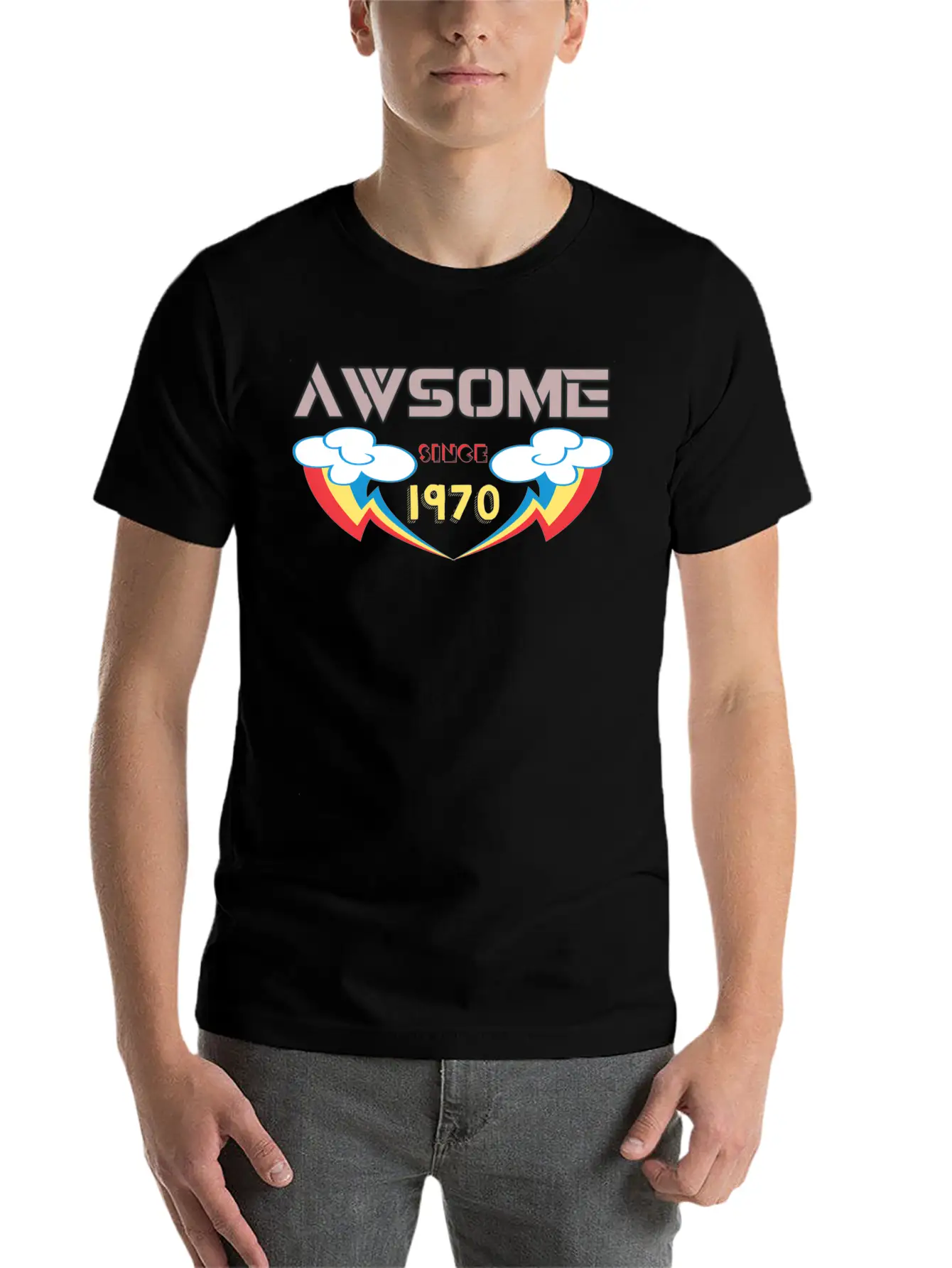 Best For Someone Born In 1970 Unisex Short Sleeve Soft Cotton T-Shirt – Casual Everyday Wear