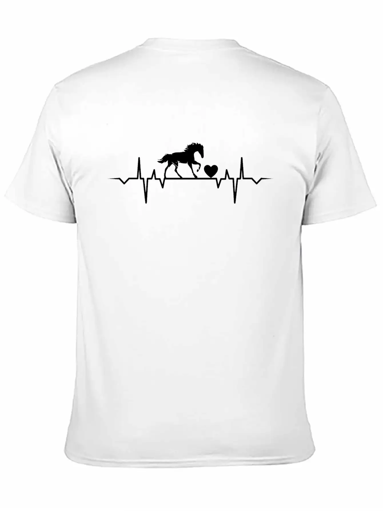 Best Friend Heartbeat Friend Eats Grass Horses Timeless Short Sleeve Tee – Comfy And Minimalist Design