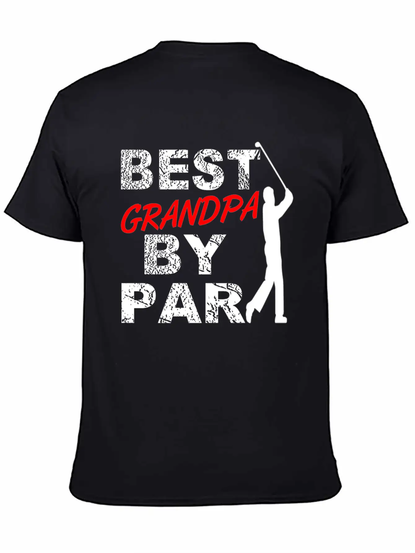 Best Grandpa By Par Funny Golf Gift For Golf Loving Grandfather Golfers Comfortable Minimalist Graphic Tee – Summer Style Essential