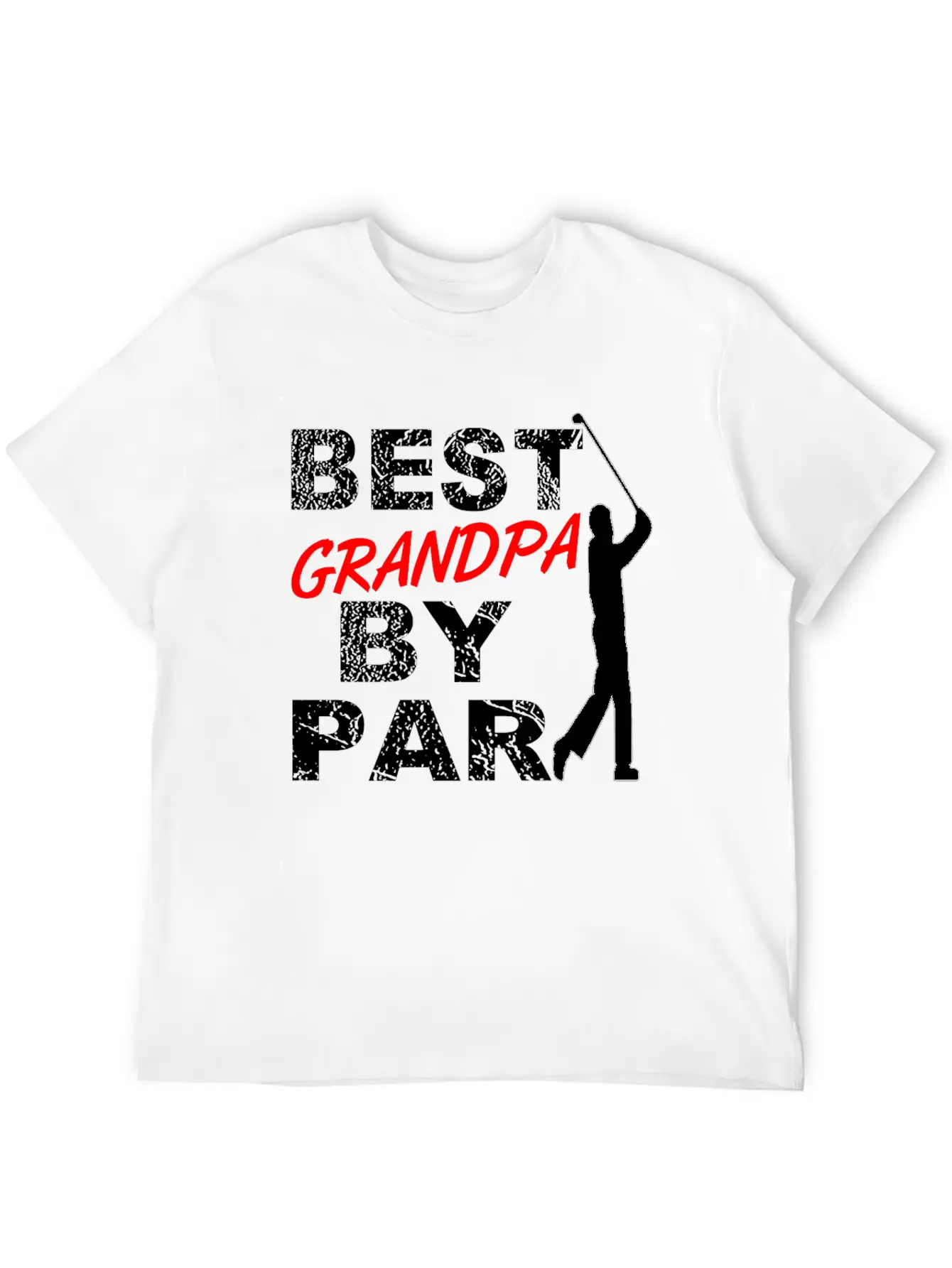 Best Grandpa By Par Funny Golf Gift For Golf Loving Grandfather Golfers Comfortable Minimalist Graphic Tee – Summer Style Essential