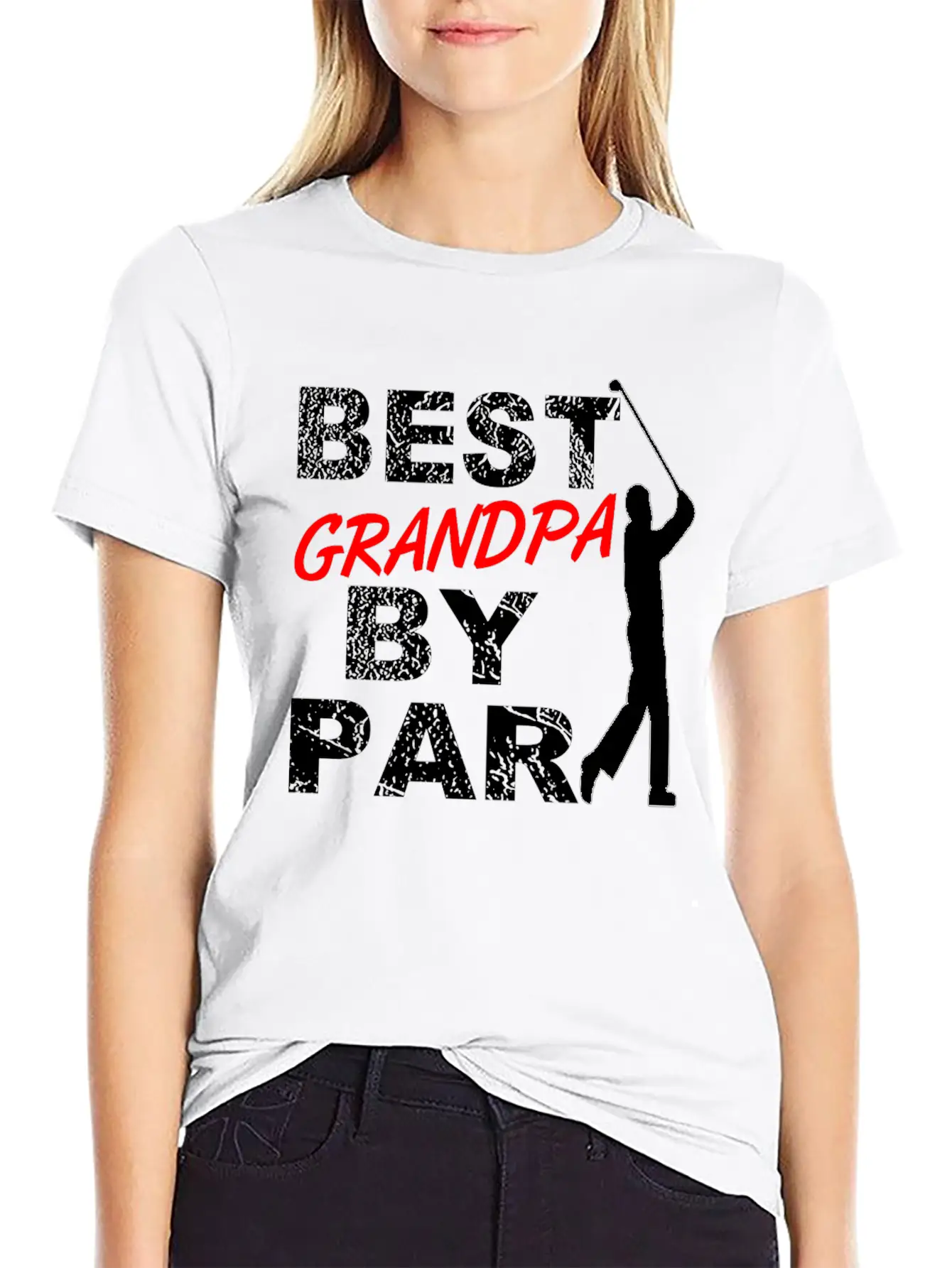 Best Grandpa By Par Funny Golf Gift For Golf Loving Grandfather Golfers Comfortable Minimalist Graphic Tee – Summer Style Essential