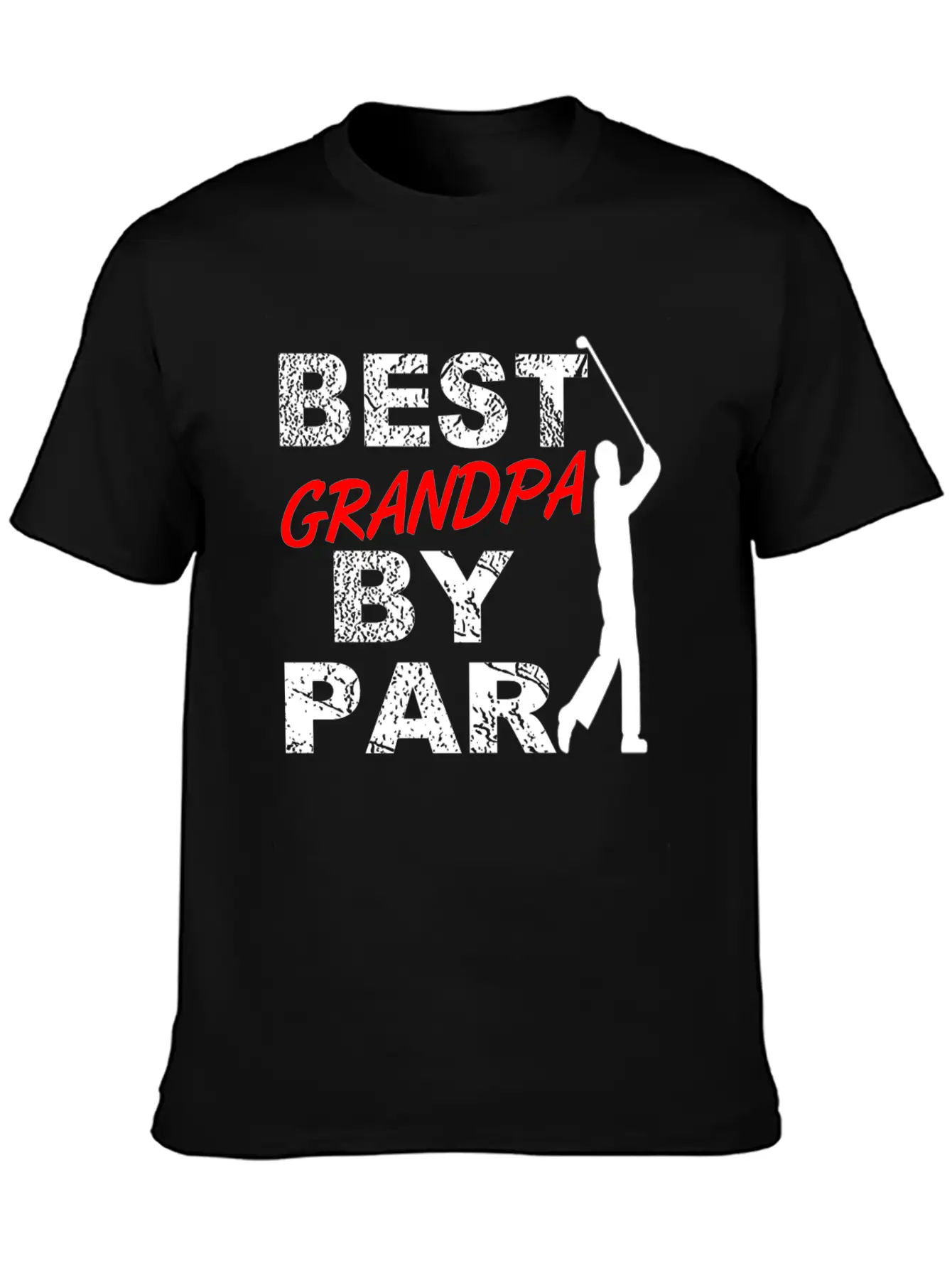 Best Grandpa By Par Funny Golf Gift For Golf Loving Grandfather Golfers Comfortable Minimalist Graphic Tee – Summer Style Essential