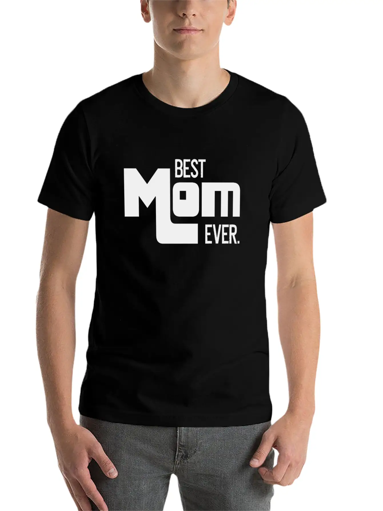 Best Mom Ever Mother's Day Gift Mommy Unisex Short Sleeve Soft Cotton T-Shirt – Casual Everyday Wear