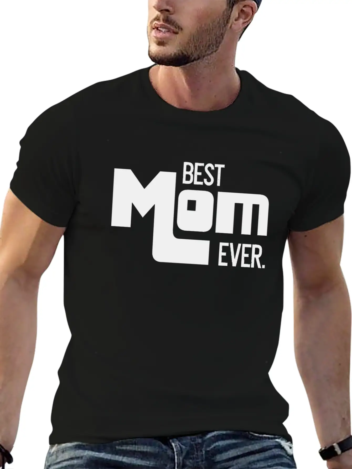 Best Mom Ever Mother's Day Gift Mommy Unisex Short Sleeve Soft Cotton T-Shirt – Casual Everyday Wear