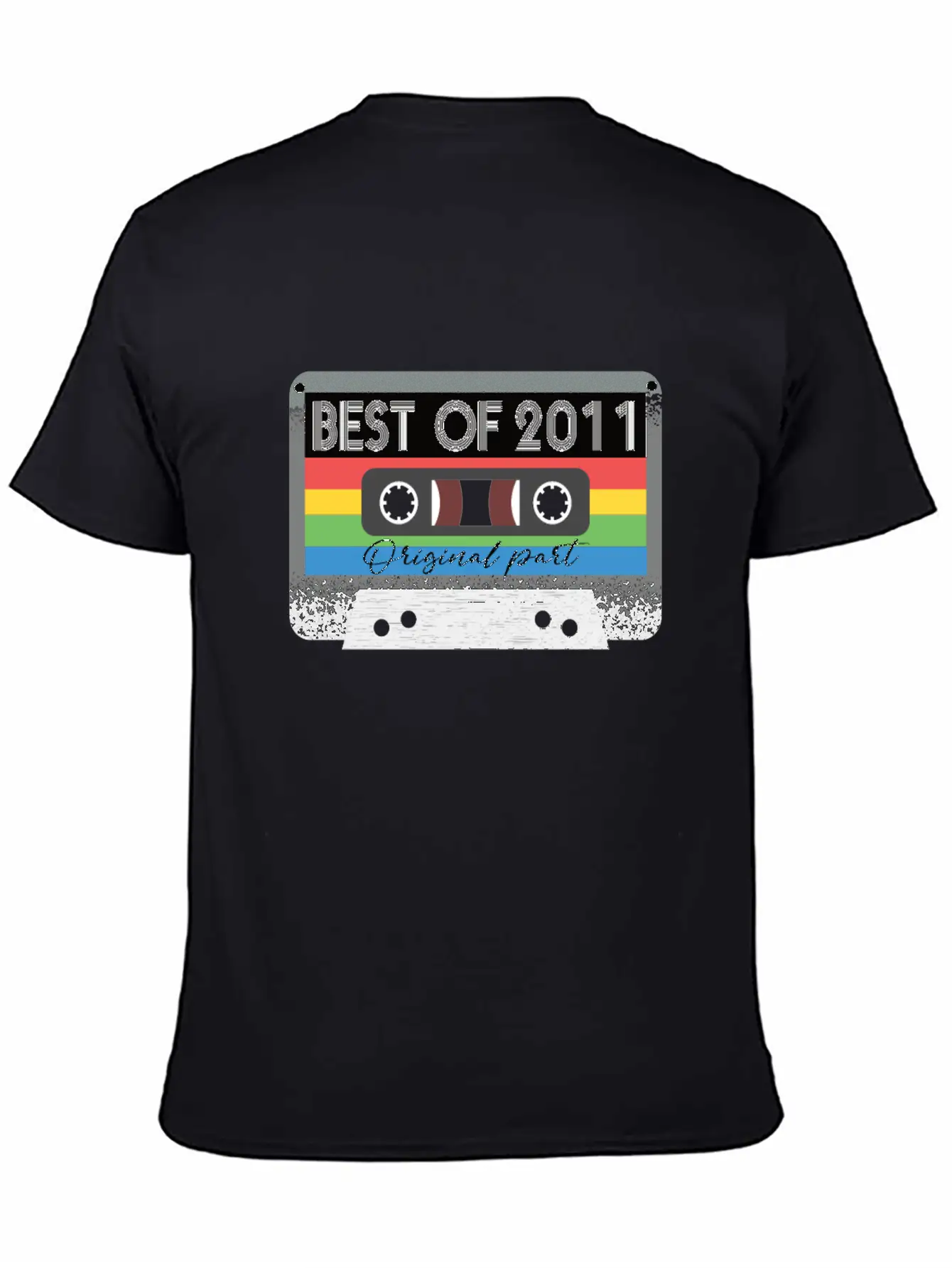 Best Of 2011 Vintage Cassette Retro Birthday Basic Graphic T-Shirt – Daily Comfort In Soft Cotton