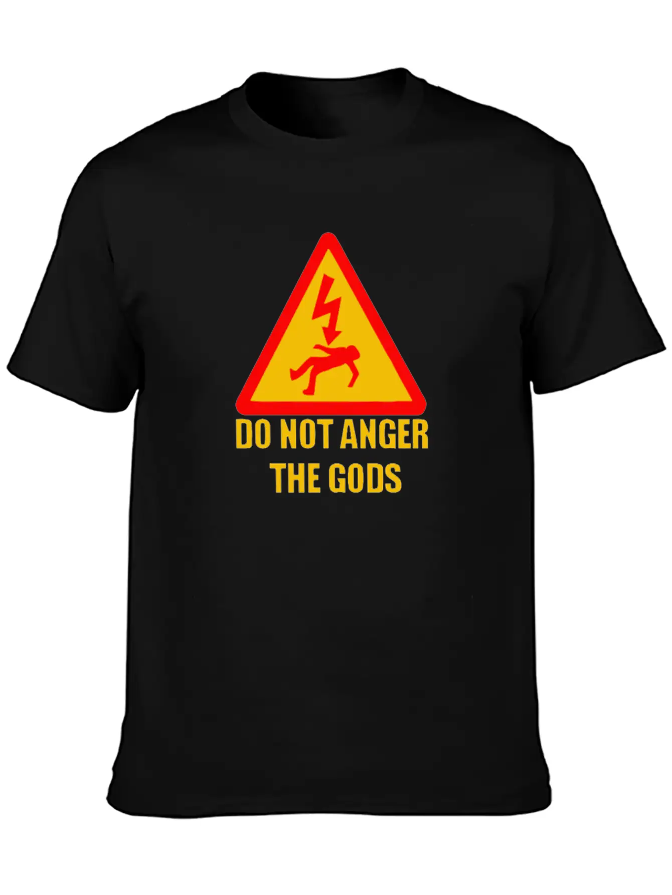 BEST TRENDING YD850 Do Not Anger The Gods Basic Graphic T-Shirt – Daily Comfort In Soft Cotton