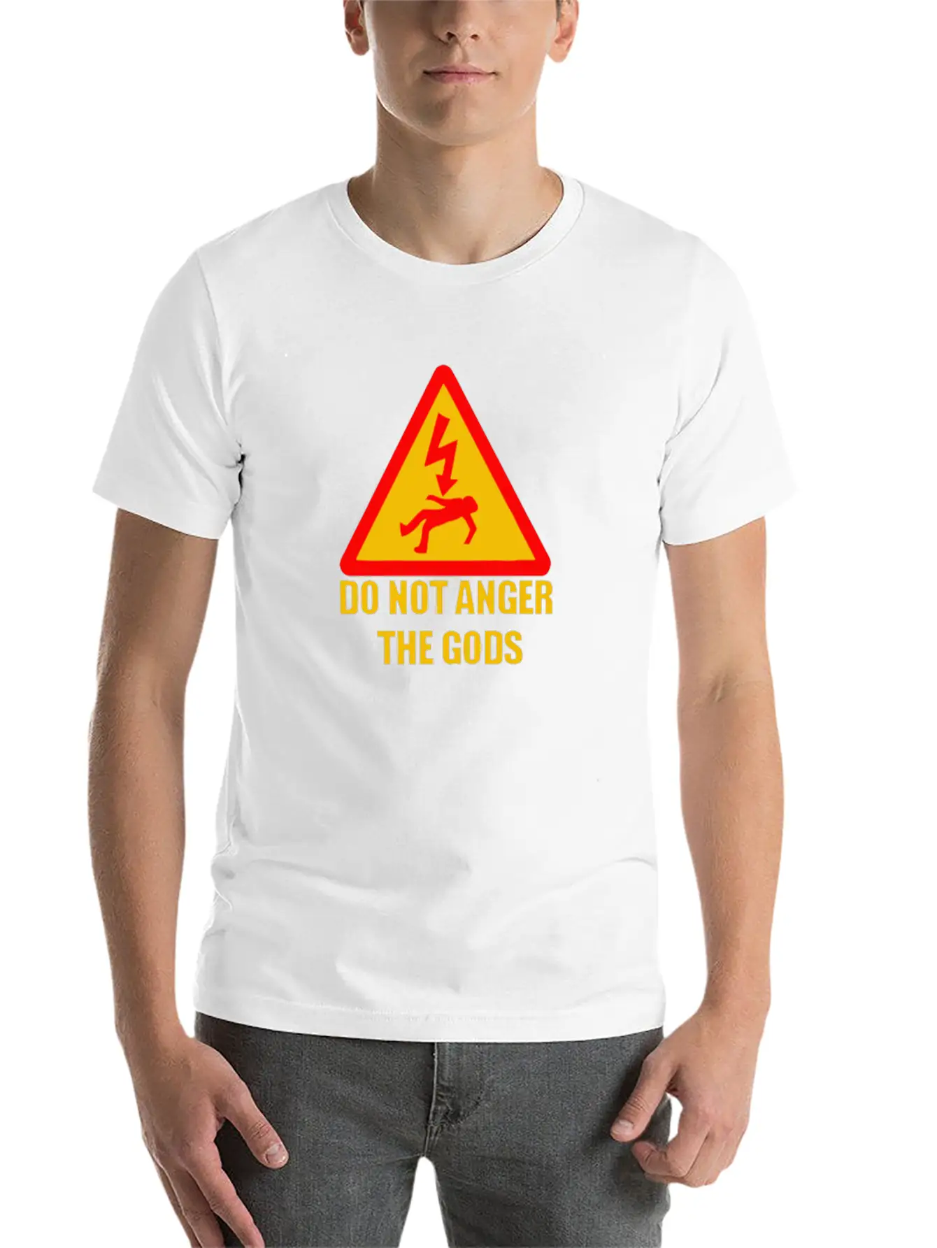 BEST TRENDING YD850 Do Not Anger The Gods Basic Graphic T-Shirt – Daily Comfort In Soft Cotton