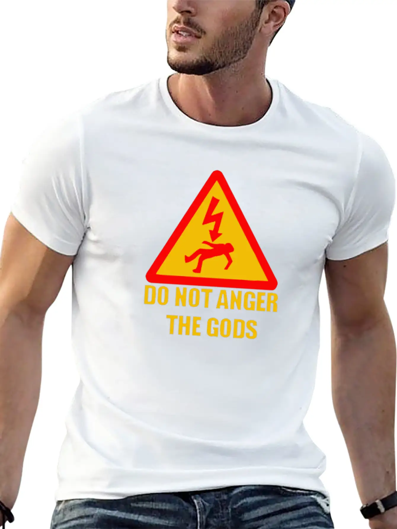 BEST TRENDING YD850 Do Not Anger The Gods Basic Graphic T-Shirt – Daily Comfort In Soft Cotton