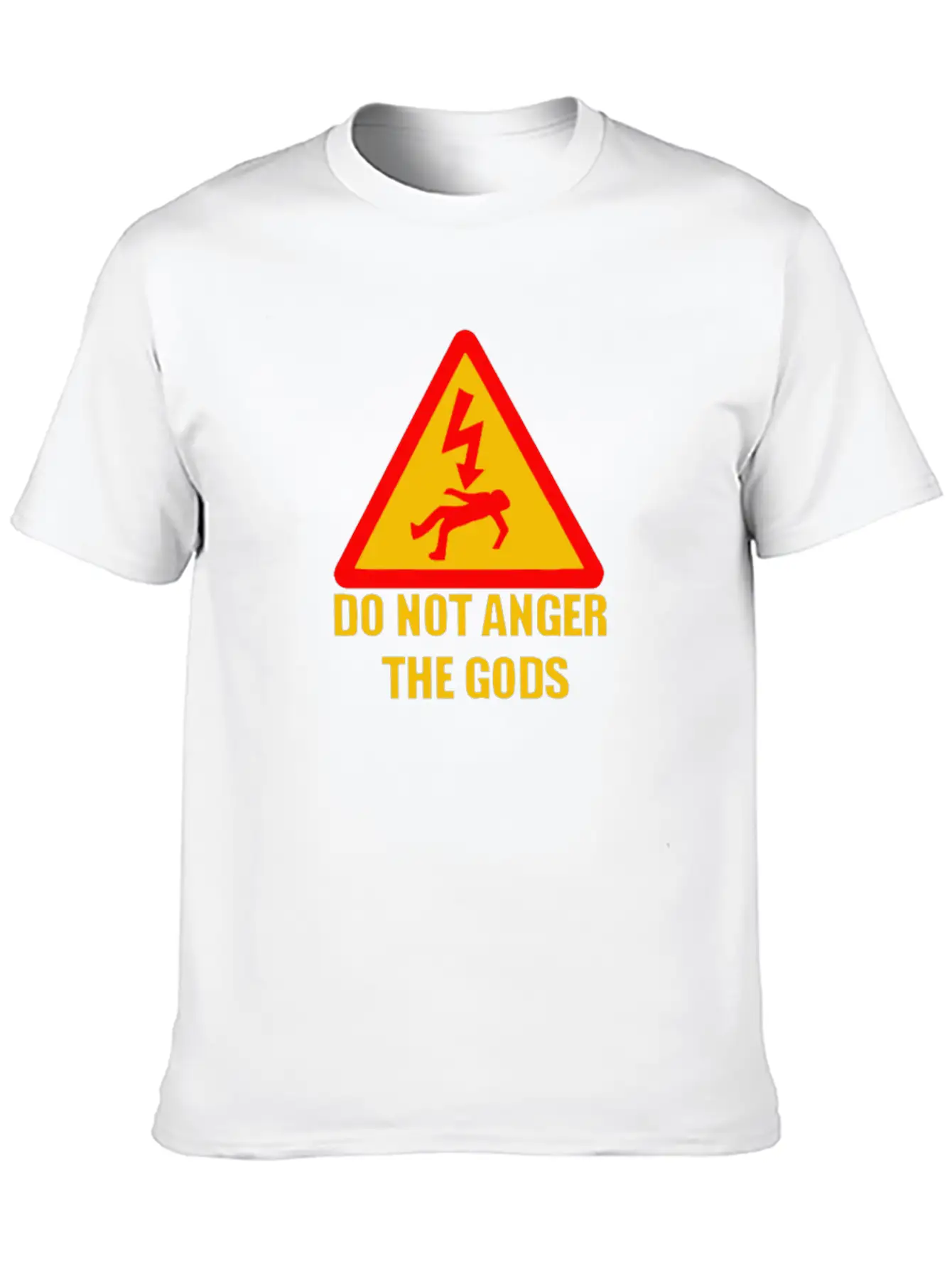 BEST TRENDING YD850 Do Not Anger The Gods Basic Graphic T-Shirt – Daily Comfort In Soft Cotton
