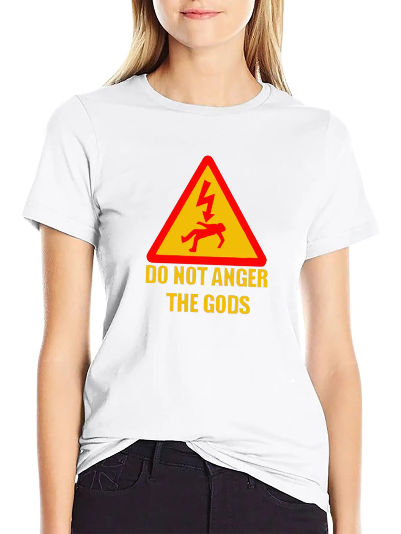 BEST TRENDING YD850 Do Not Anger The Gods Basic Graphic T-Shirt – Daily Comfort In Soft Cotton