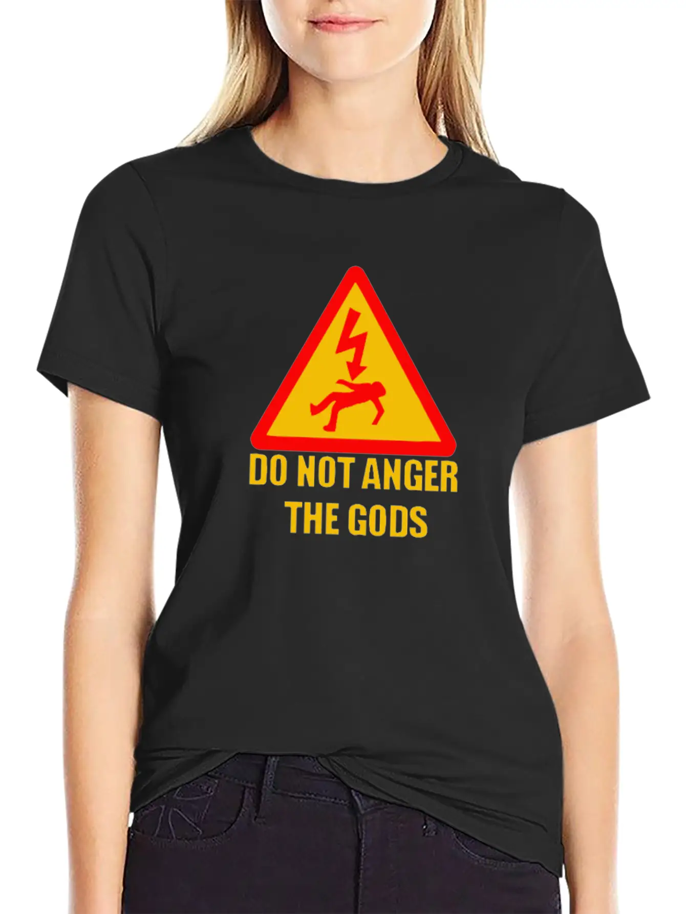 BEST TRENDING YD850 Do Not Anger The Gods Basic Graphic T-Shirt – Daily Comfort In Soft Cotton