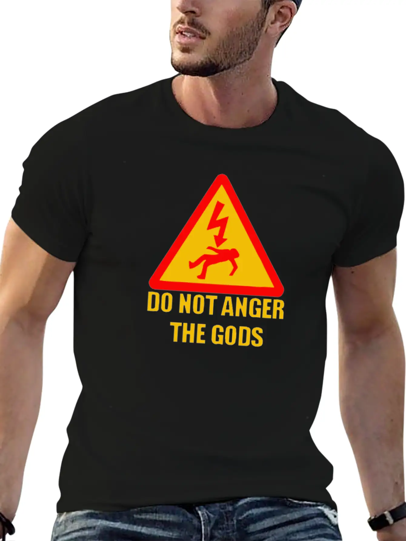 BEST TRENDING YD850 Do Not Anger The Gods Basic Graphic T-Shirt – Daily Comfort In Soft Cotton