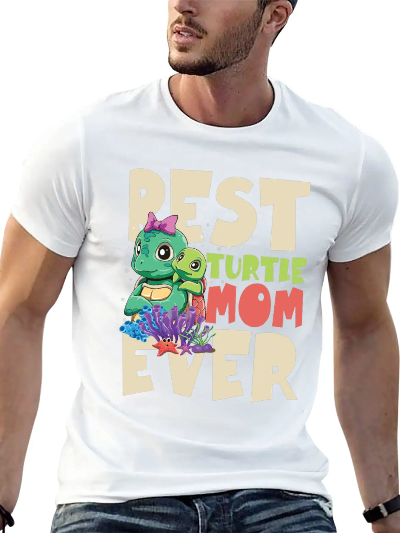 Best Turtle Mom Ever For A Turtle Mother & Turtle Timeless Short Sleeve Tee – Comfy And Minimalist Design