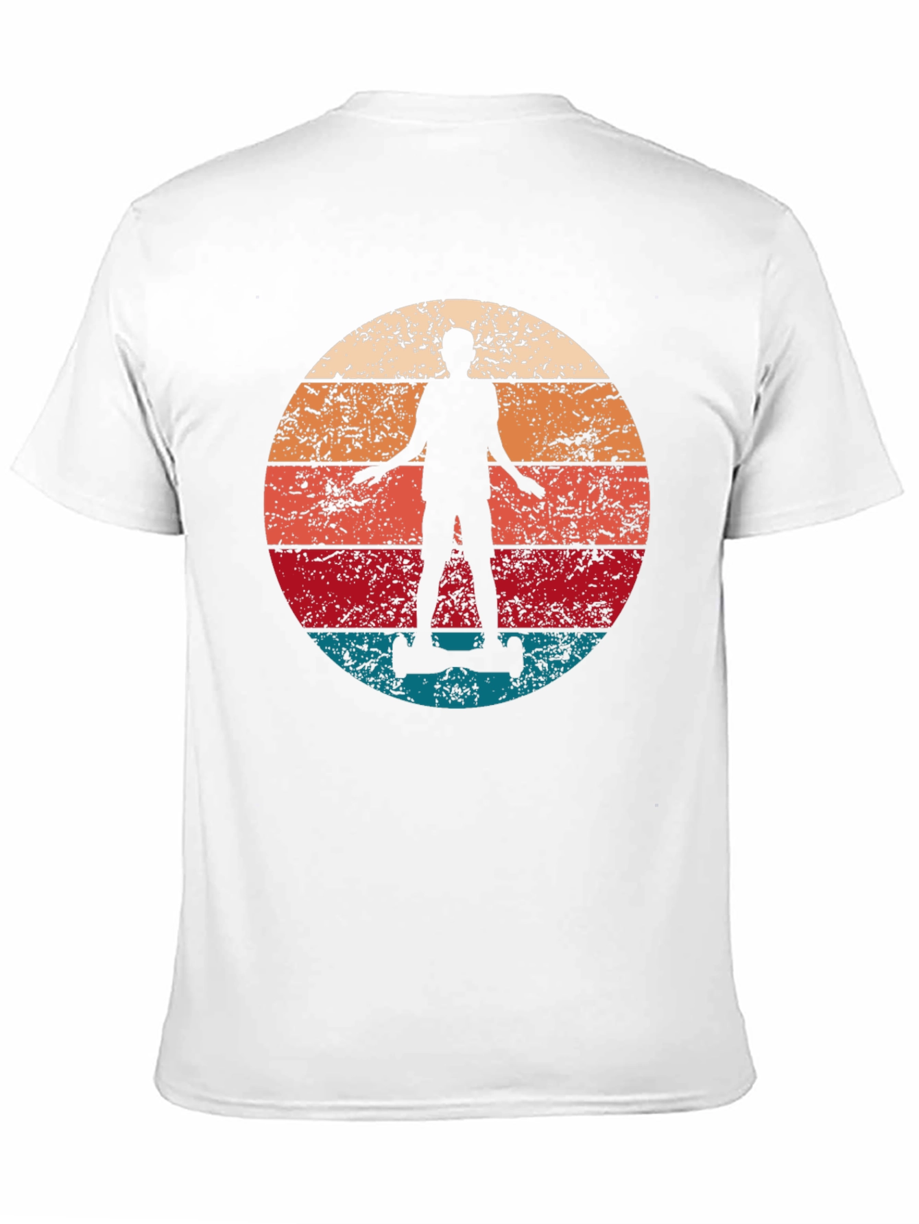 Retro Sunset Hoverboard T-Shirt