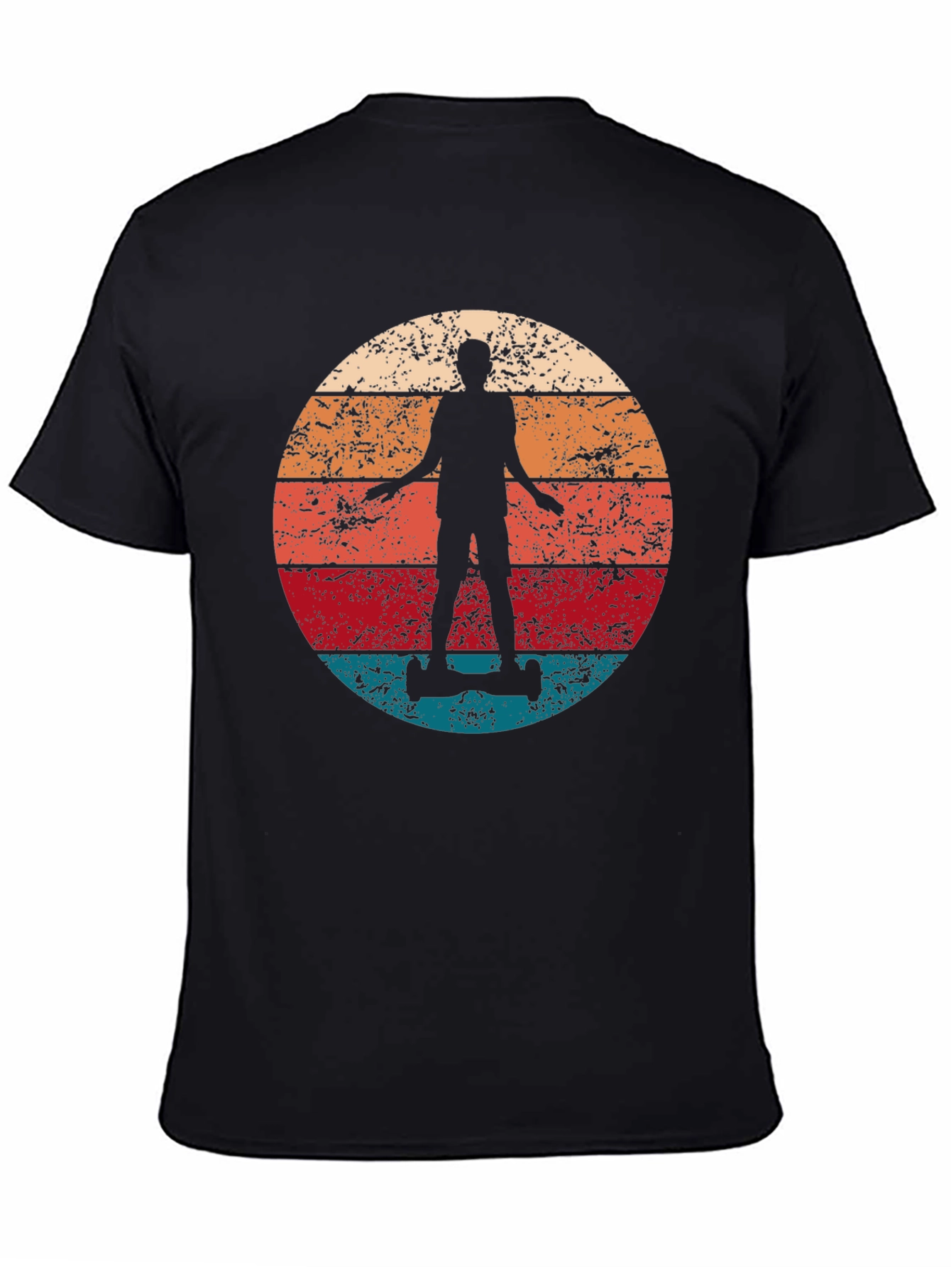 Retro Sunset Hoverboard T-Shirt