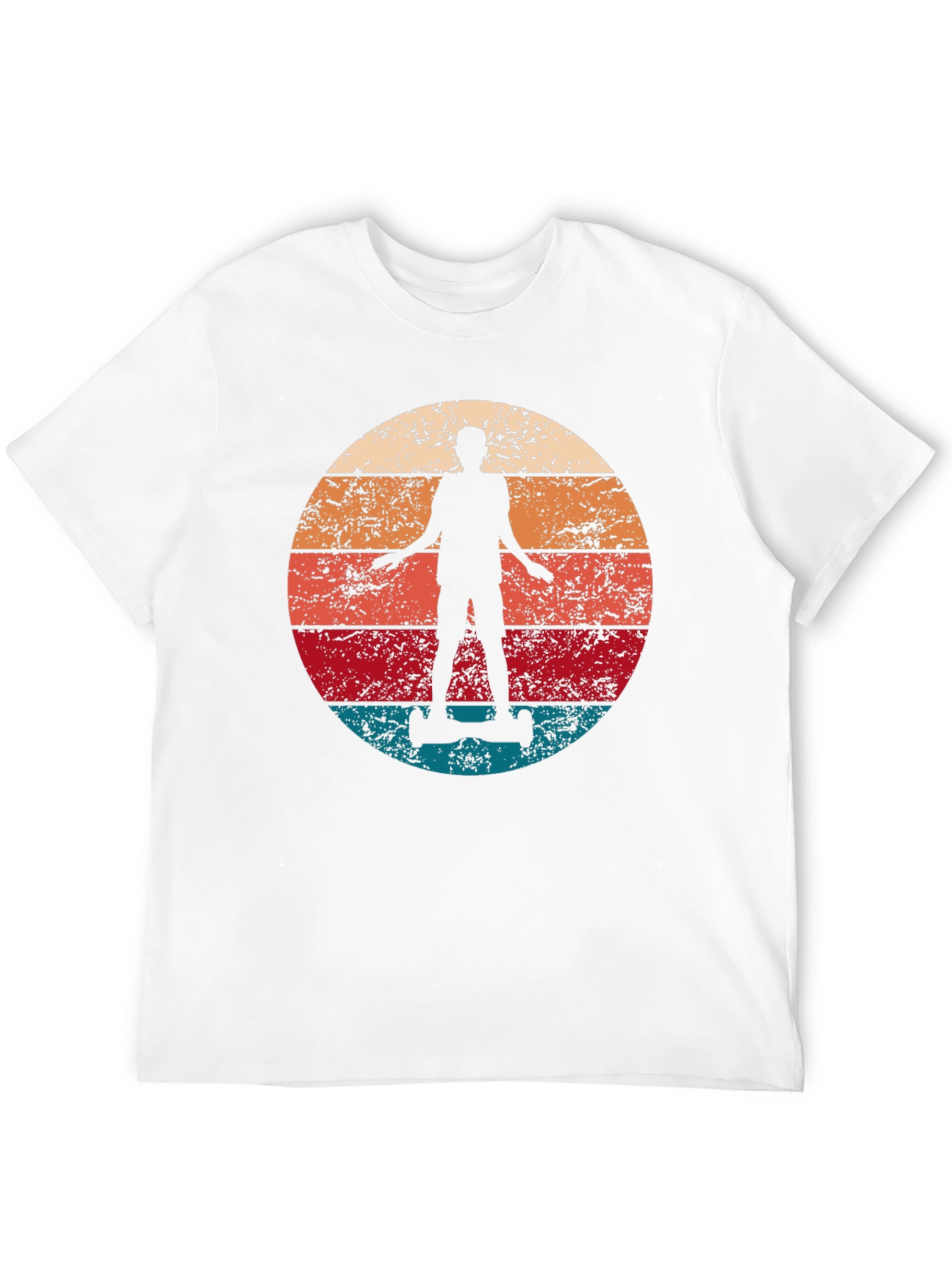 Retro Sunset Hoverboard T-Shirt