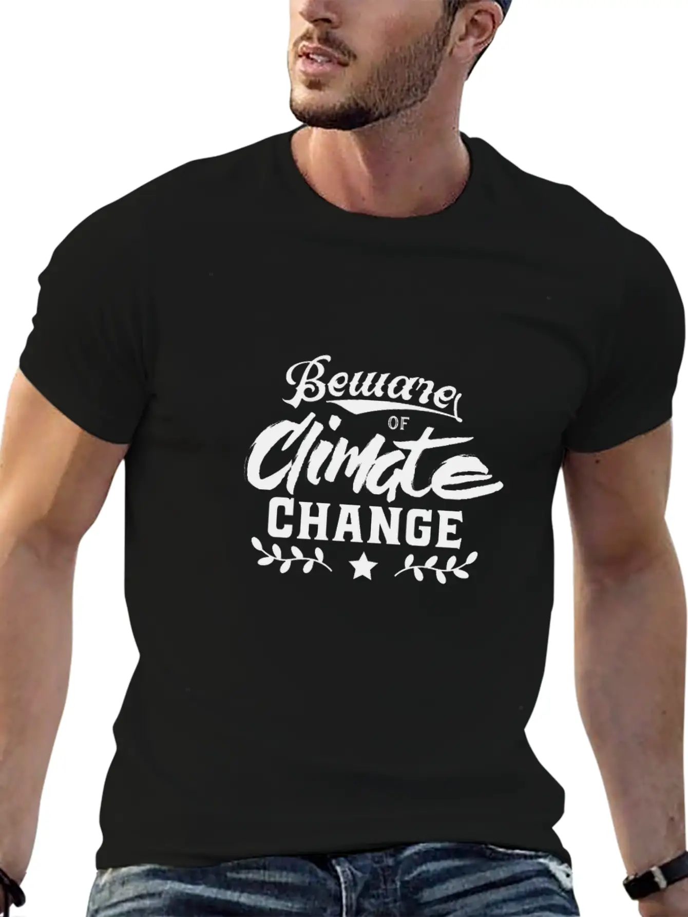 Beware Of Climate Change Comfortable Minimalist Graphic Tee – Summer Style Essential