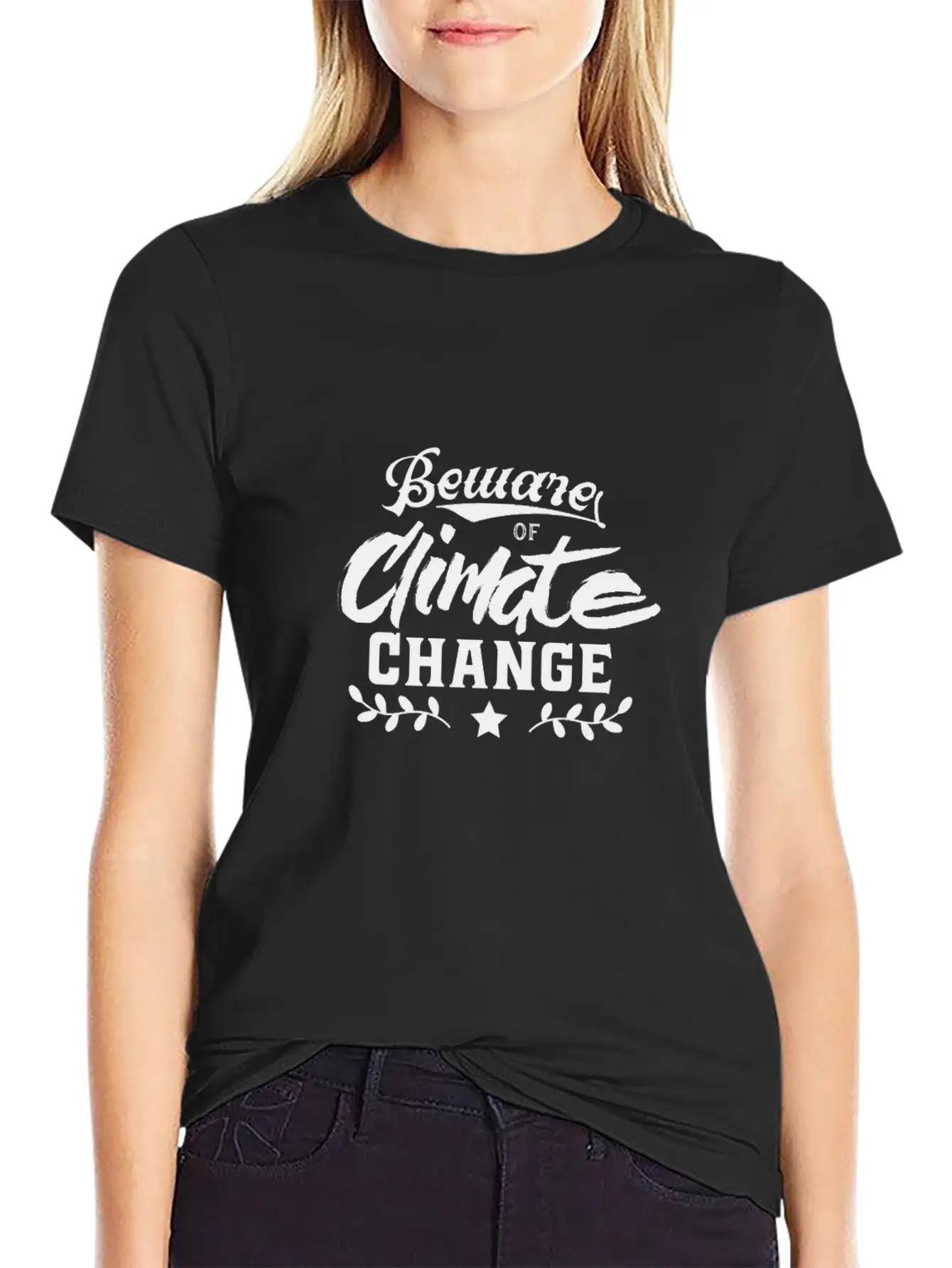 Beware Of Climate Change Comfortable Minimalist Graphic Tee – Summer Style Essential
