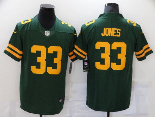 Men's Green Bay Packers Aaron Jones #33 Green Alternate Legend Player Jerseys