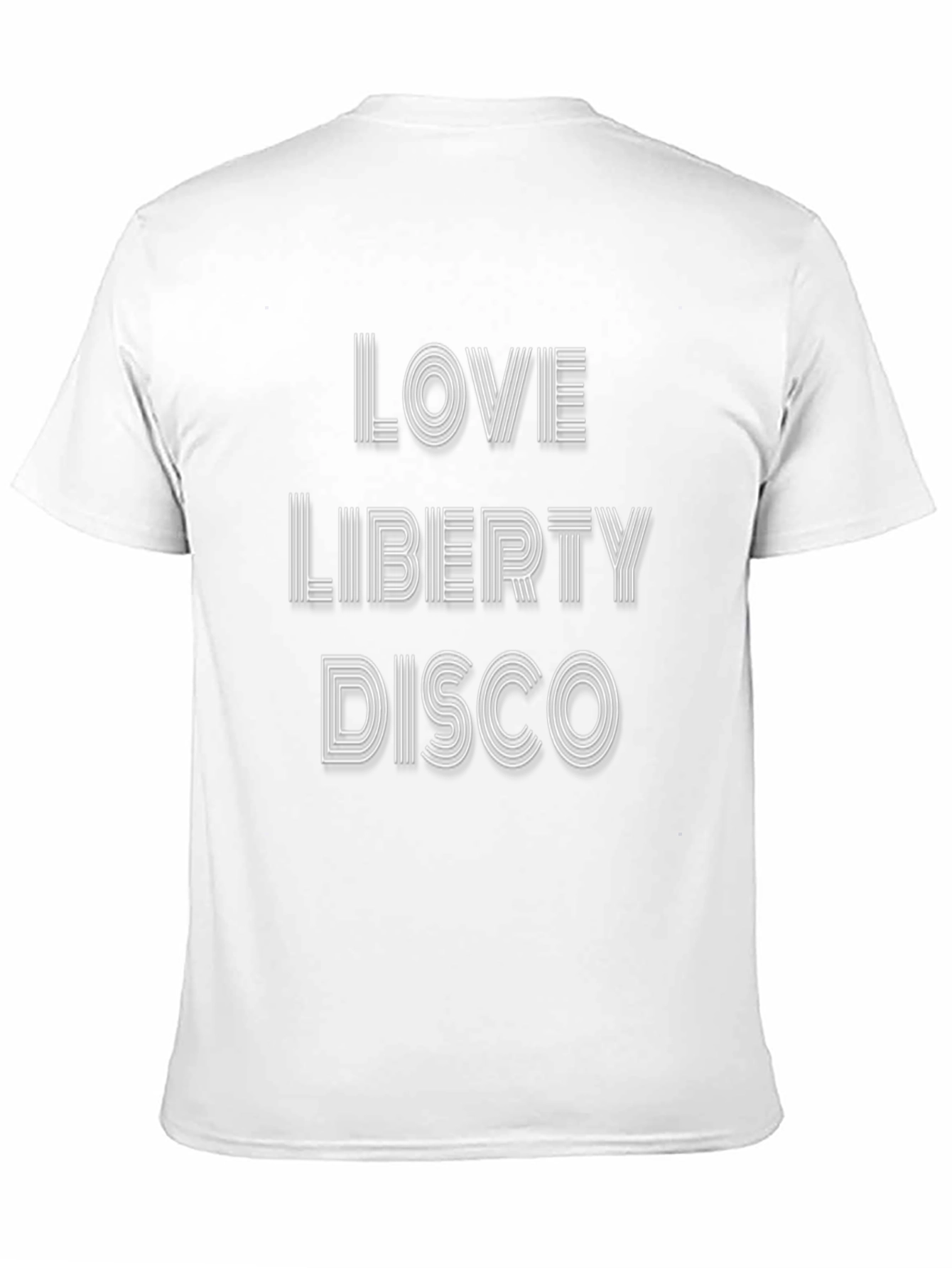 Love Liberty Disco Black Graphic T-Shirt
