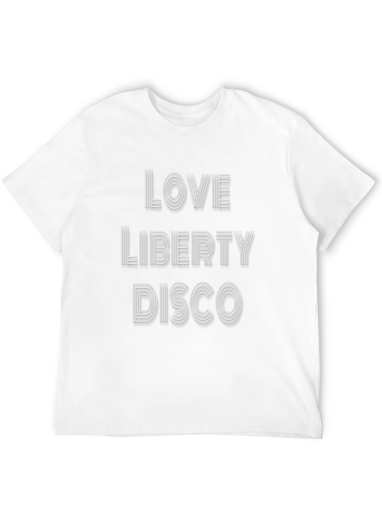 Love Liberty Disco Black Graphic T-Shirt