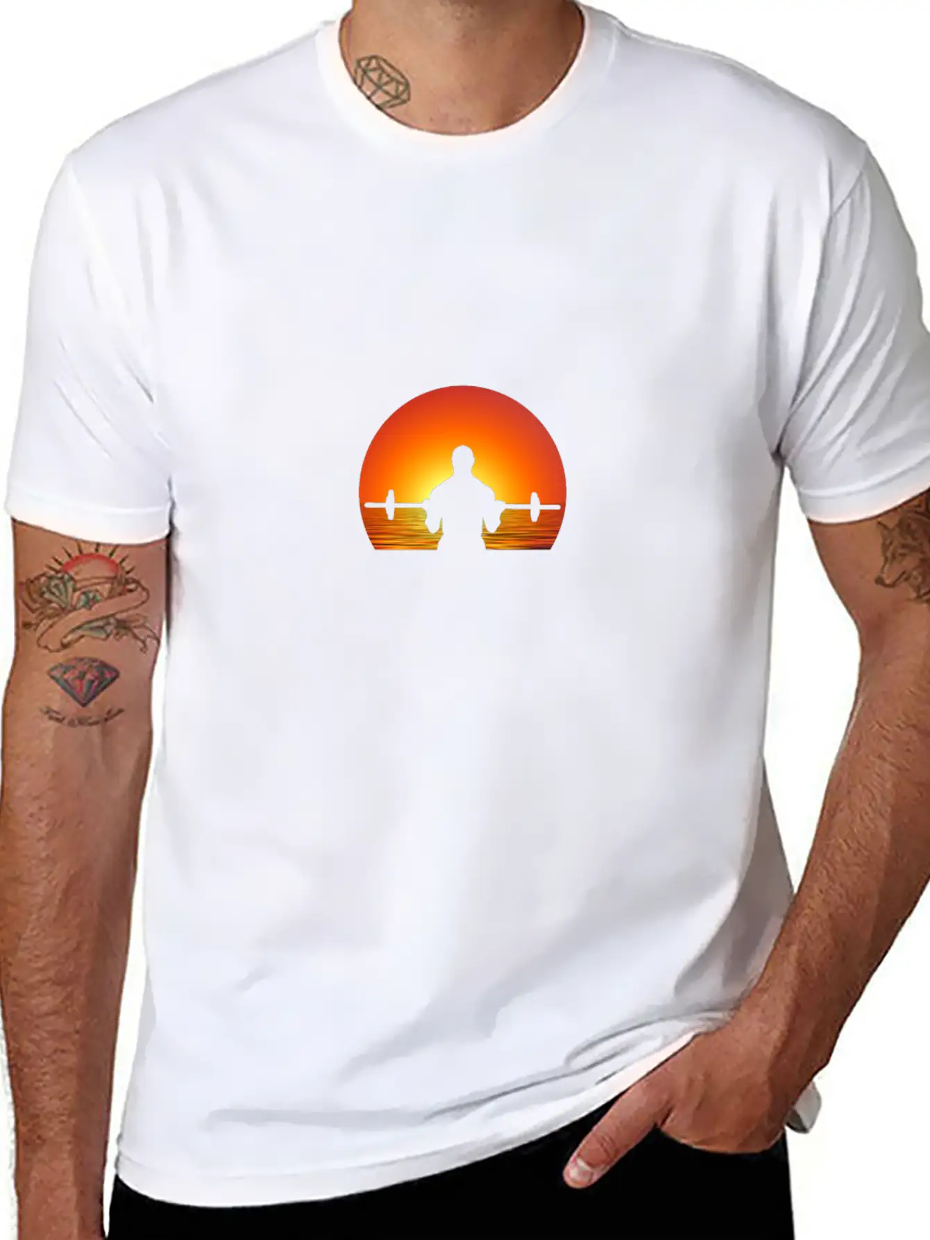 Biceps Curl Stylish Everyday T-Shirt – Unisex Basic Cotton Tee