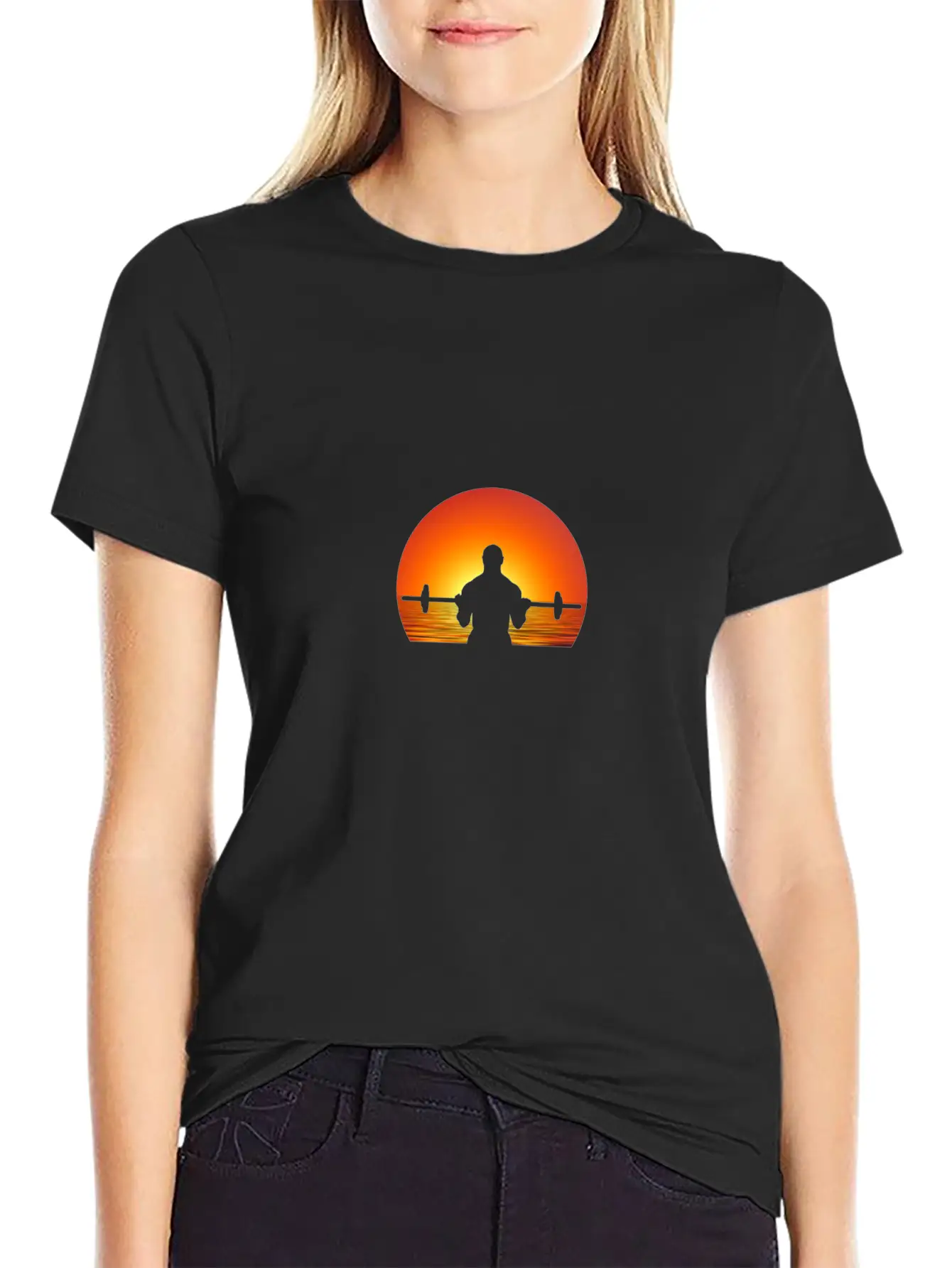 Biceps Curl Stylish Everyday T-Shirt – Unisex Basic Cotton Tee
