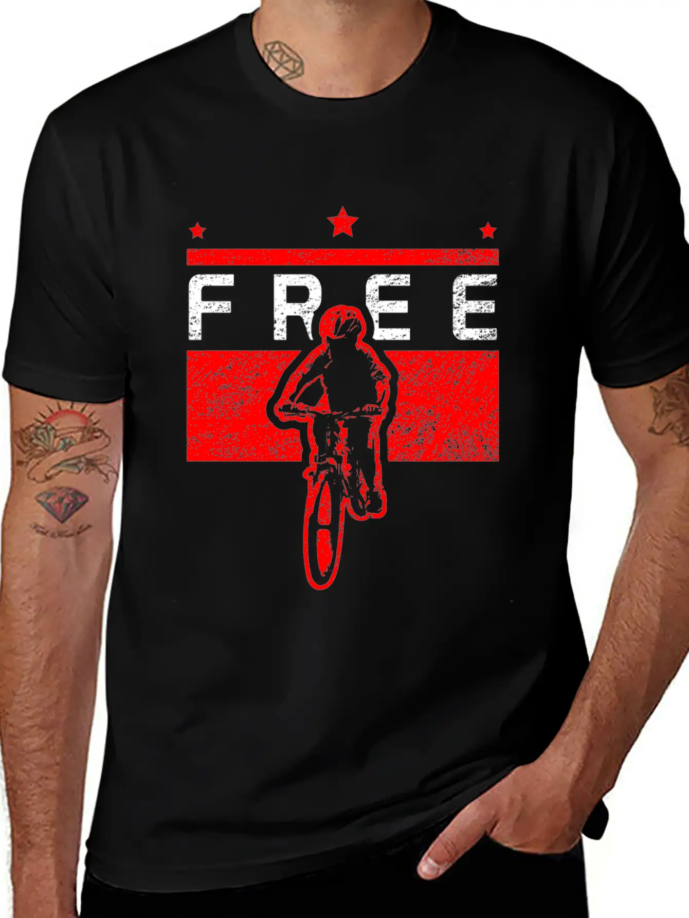 Bicycle Mountainbike Cycling Gift Timeless Short Sleeve Tee – Comfy And Minimalist Design