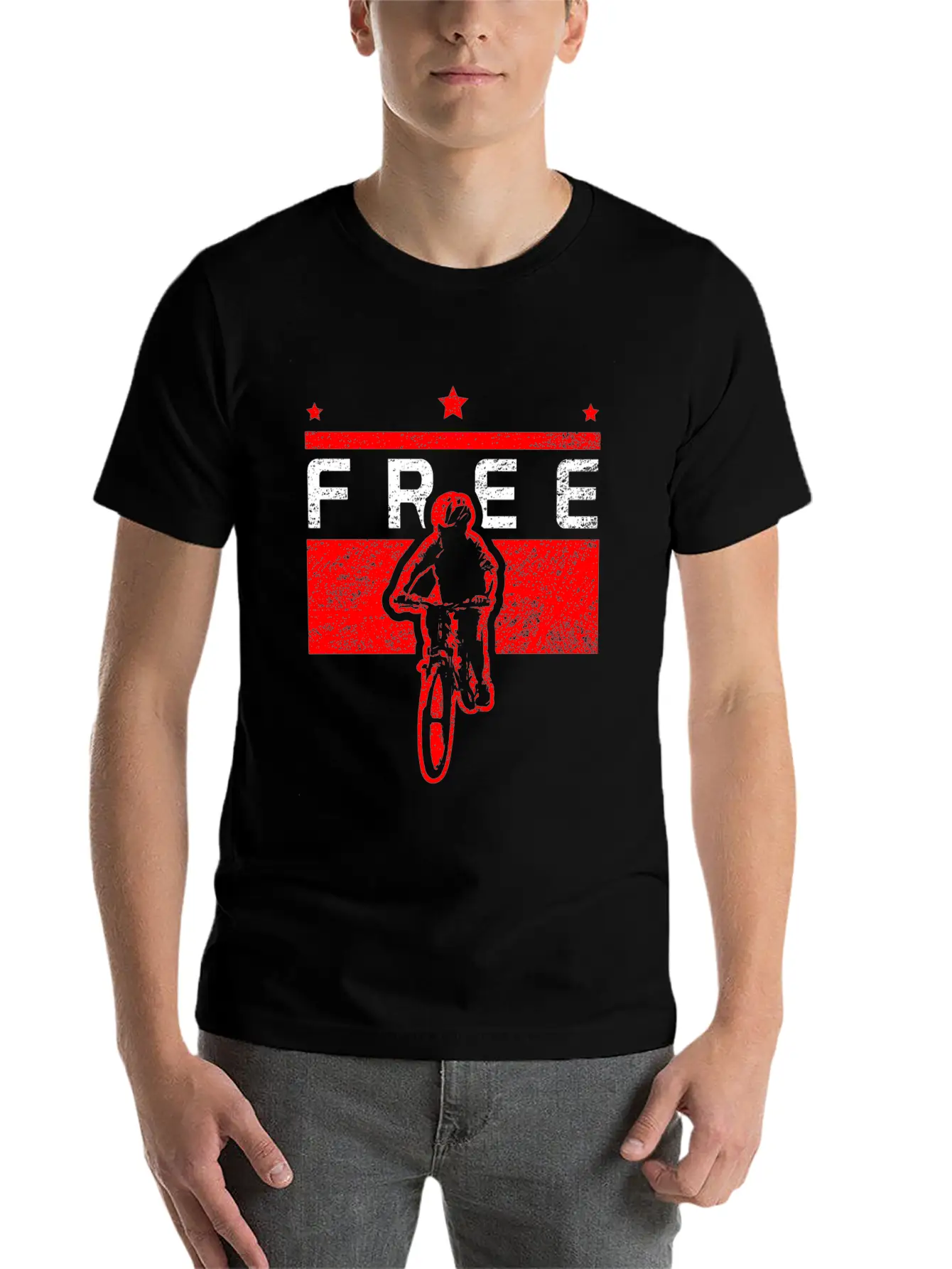Bicycle Mountainbike Cycling Gift Timeless Short Sleeve Tee – Comfy And Minimalist Design
