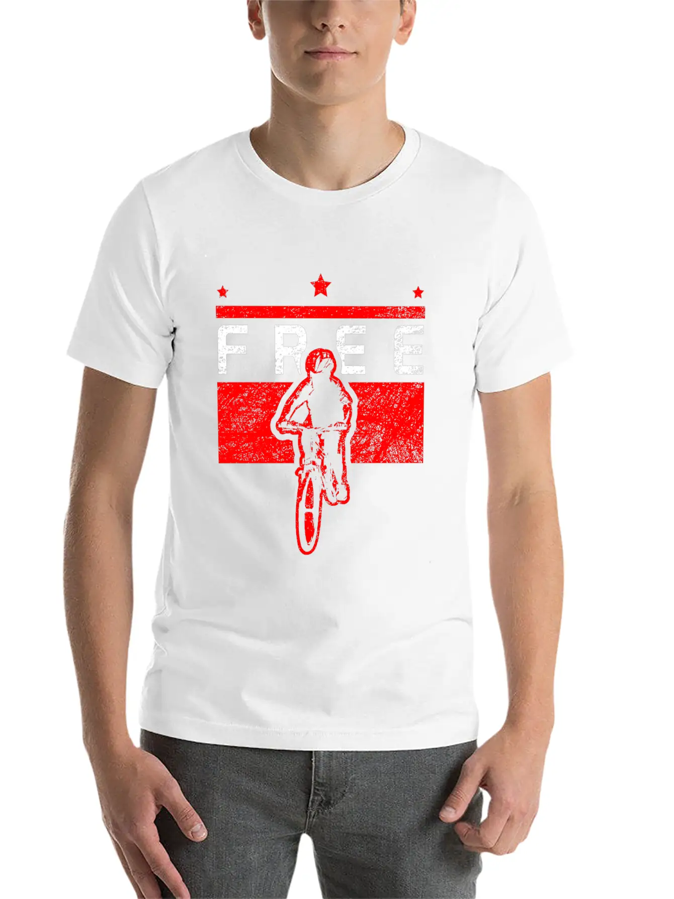 Bicycle Mountainbike Cycling Gift Timeless Short Sleeve Tee – Comfy And Minimalist Design
