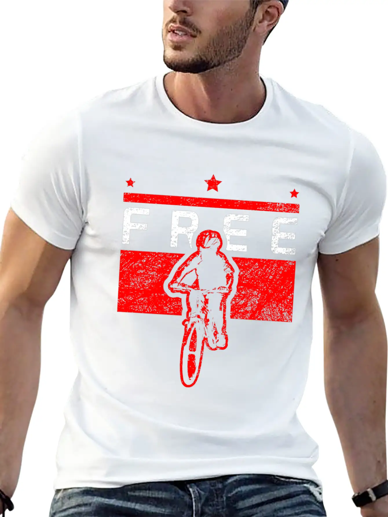 Bicycle Mountainbike Cycling Gift Timeless Short Sleeve Tee – Comfy And Minimalist Design